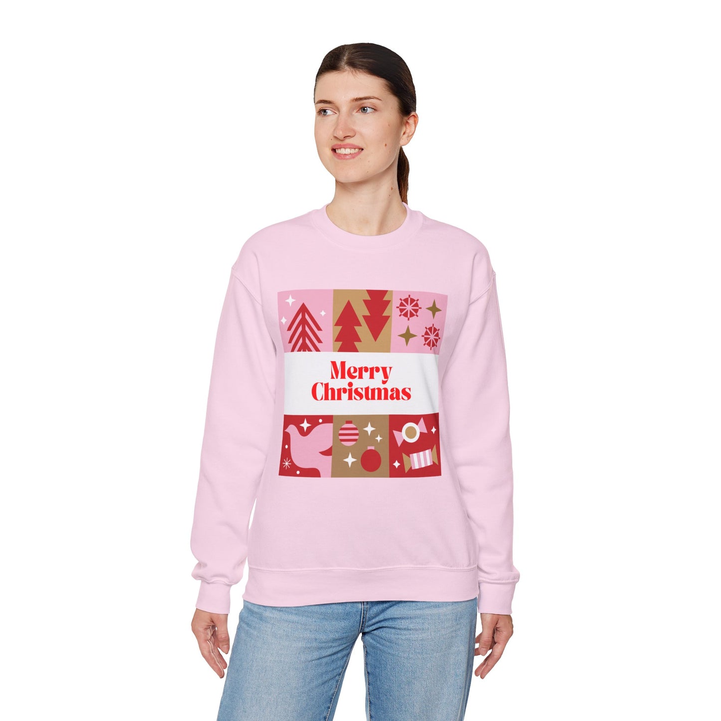 Christmas Montage ππβ¨ Unisex Heavy Blend Crewneck Sweatshirt