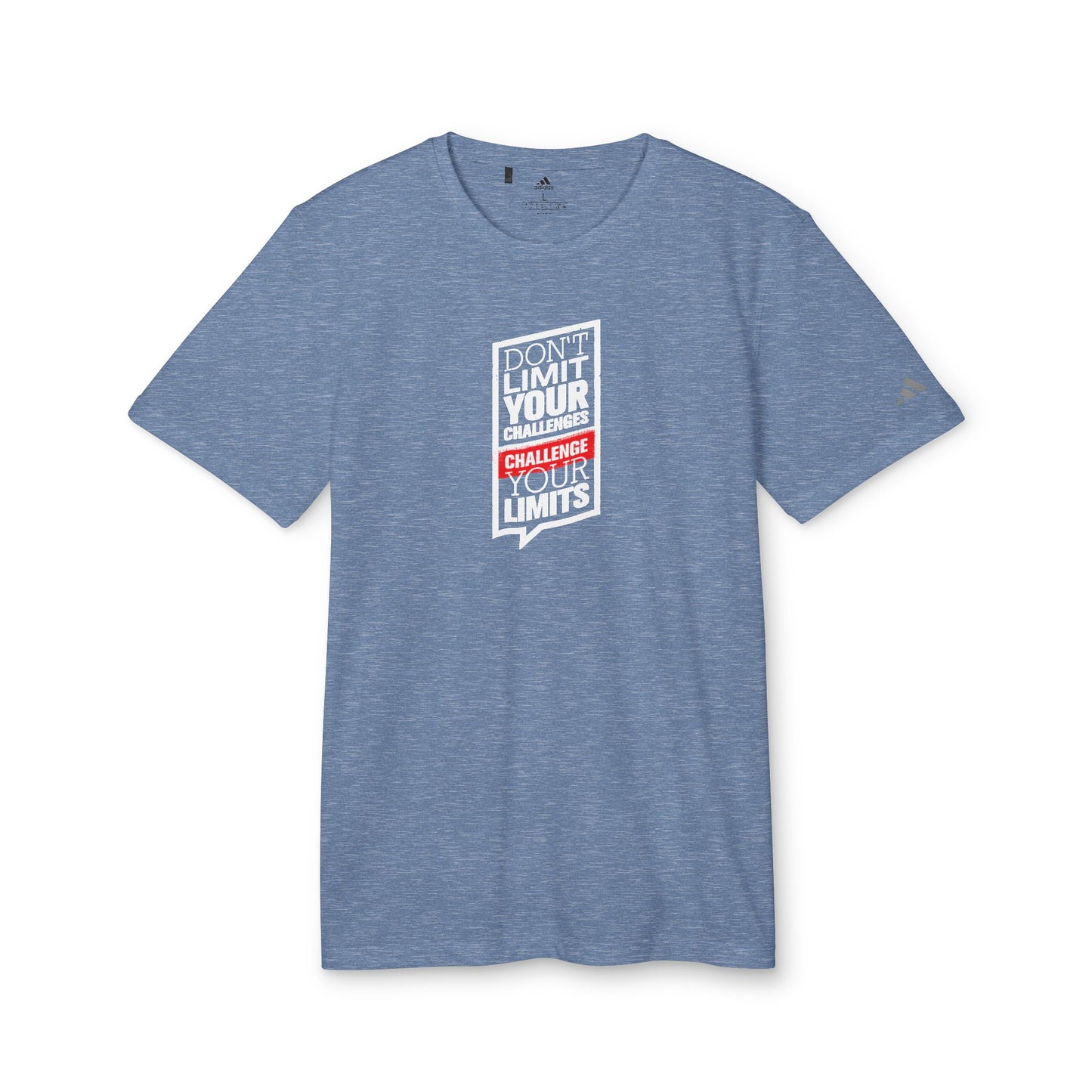 Don't Limit Your Challenges Challenge Your Limits Adidas Unisex Believe Sport T-Shirt