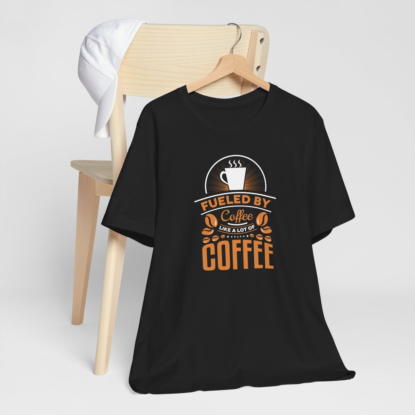 Fueled By Coffee Like A Lot Of Coffee Unisex Jersey Short Sleeve Tee