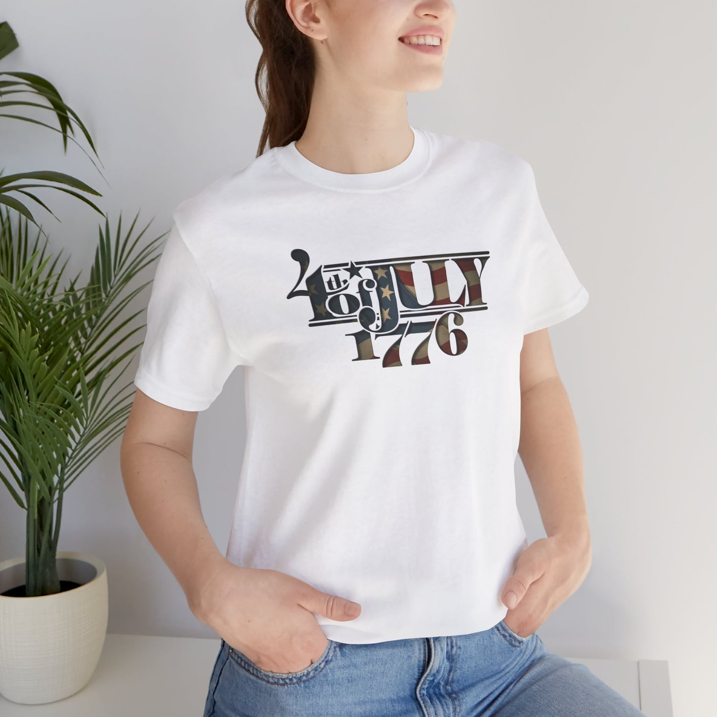 4th of July 1776 Unisex Jersey Short Sleeve Tee