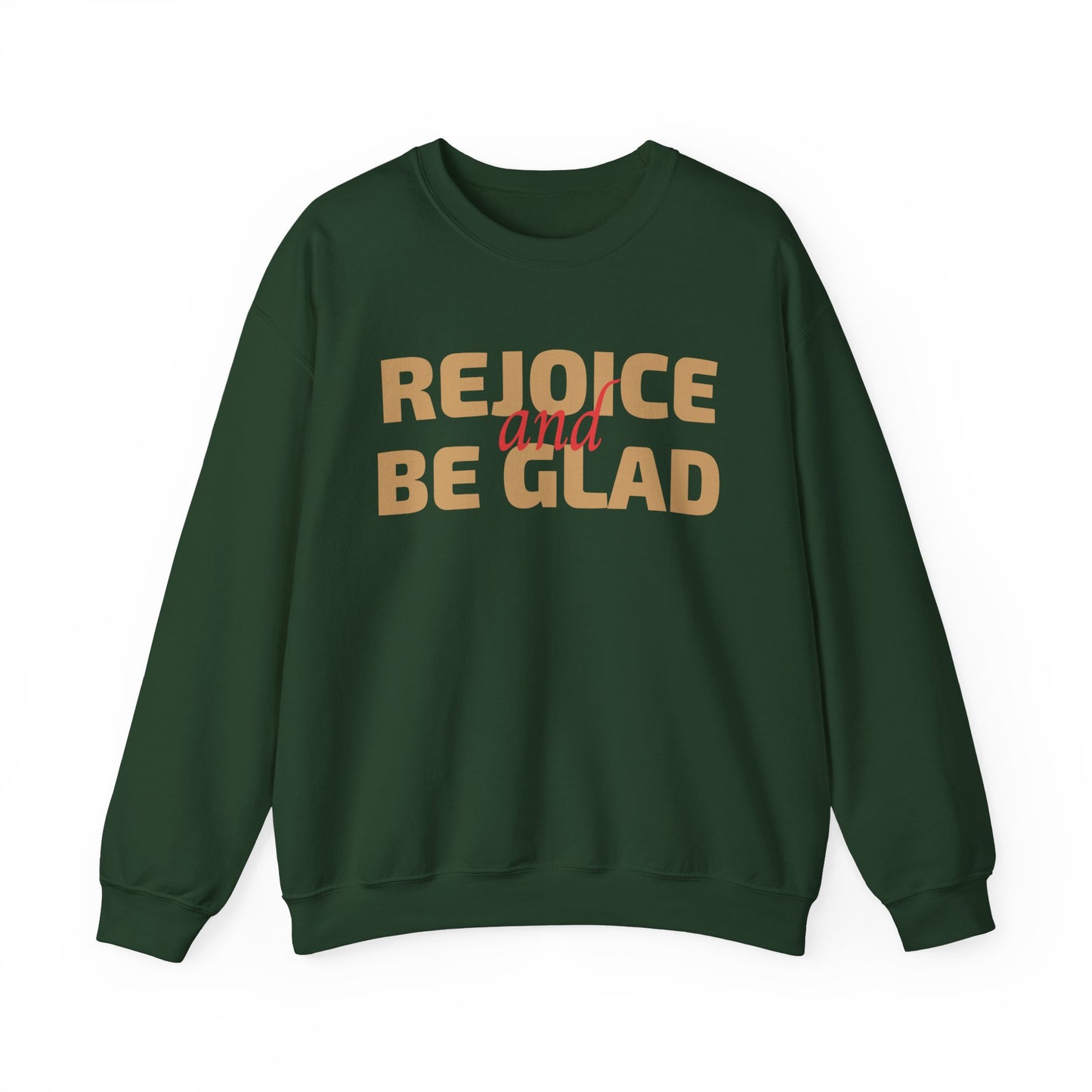Unisex Heavy Blend Crewneck Sweatshirt Rejoice and Be Glad πβ¨