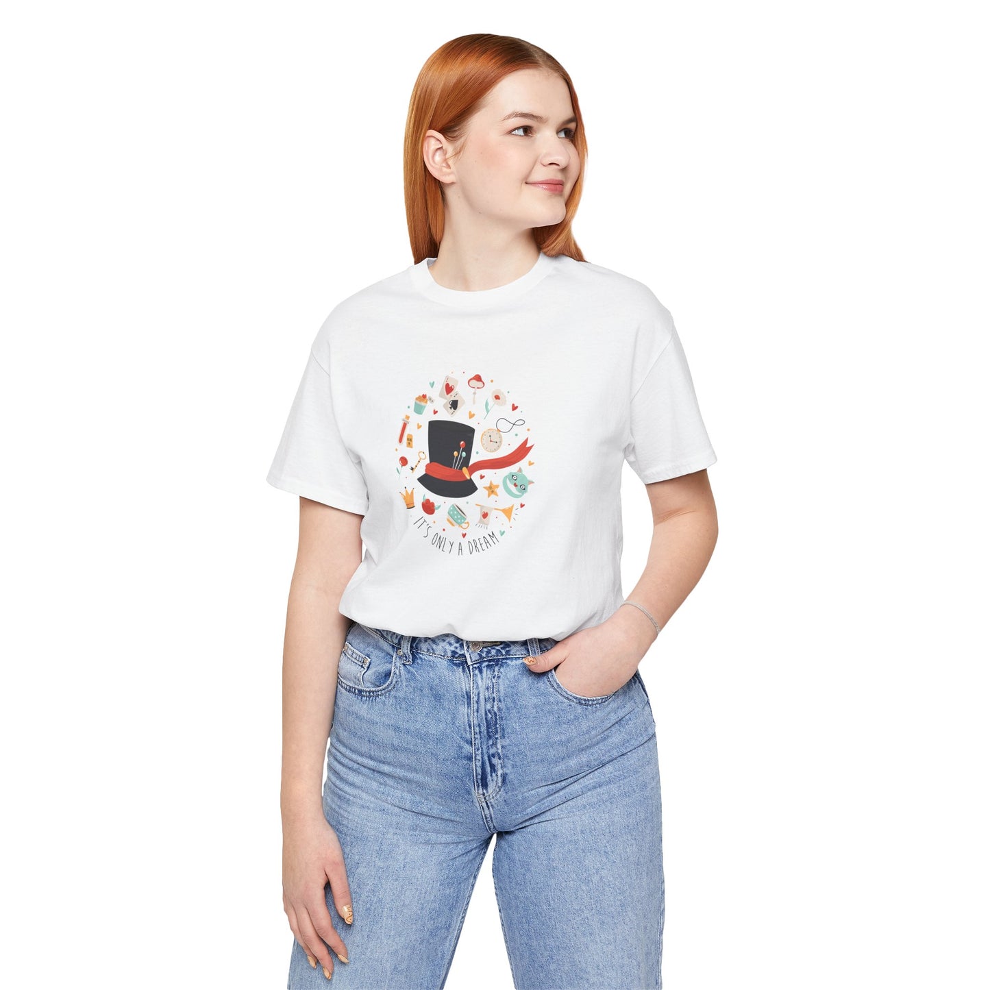 It's Only A Dream Alice In Wonderland Inspired Unisex Jersey Short Sleeve Tee