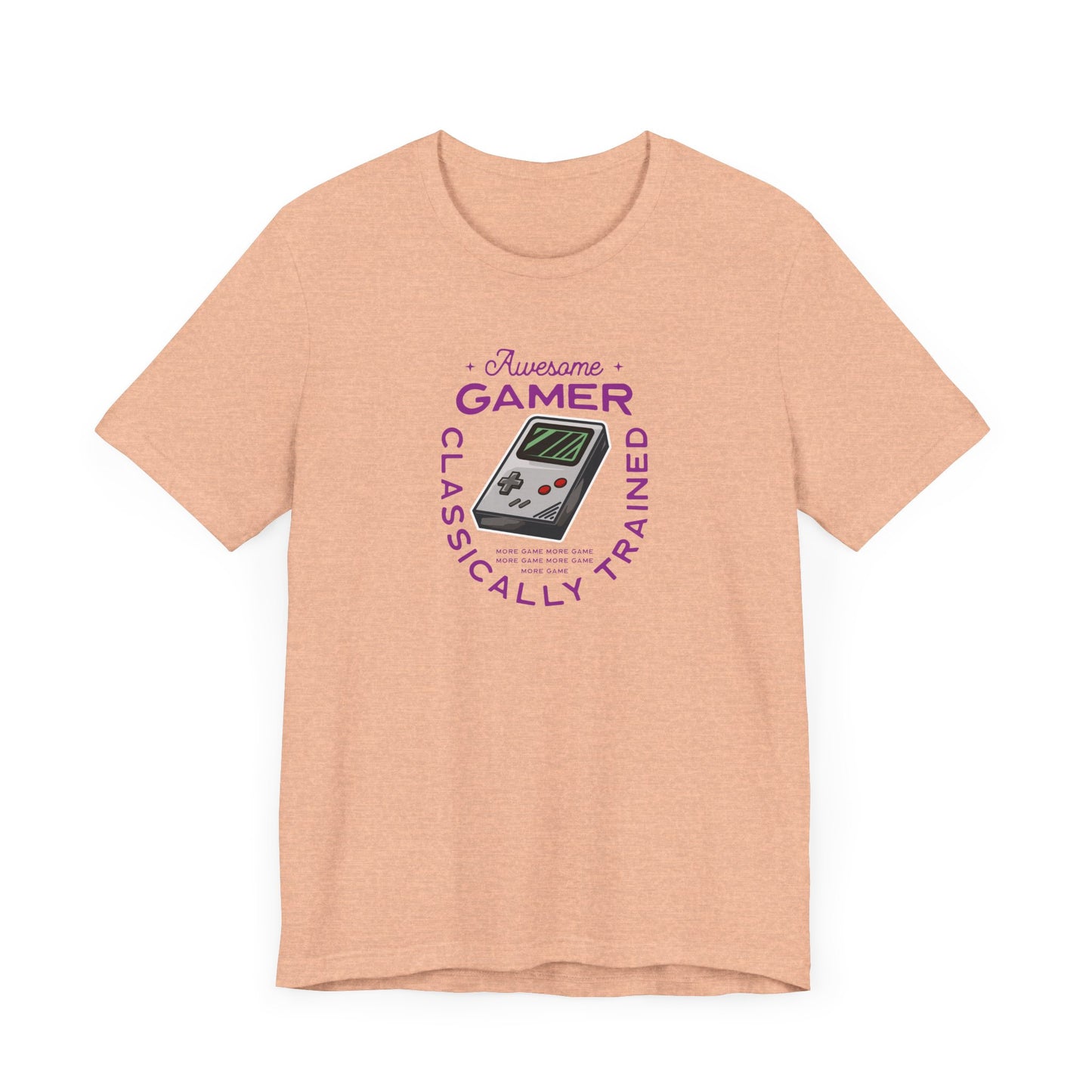 Unisex Jersey Short Sleeve Tee Awesome Gamer Classically Trained Purple Print