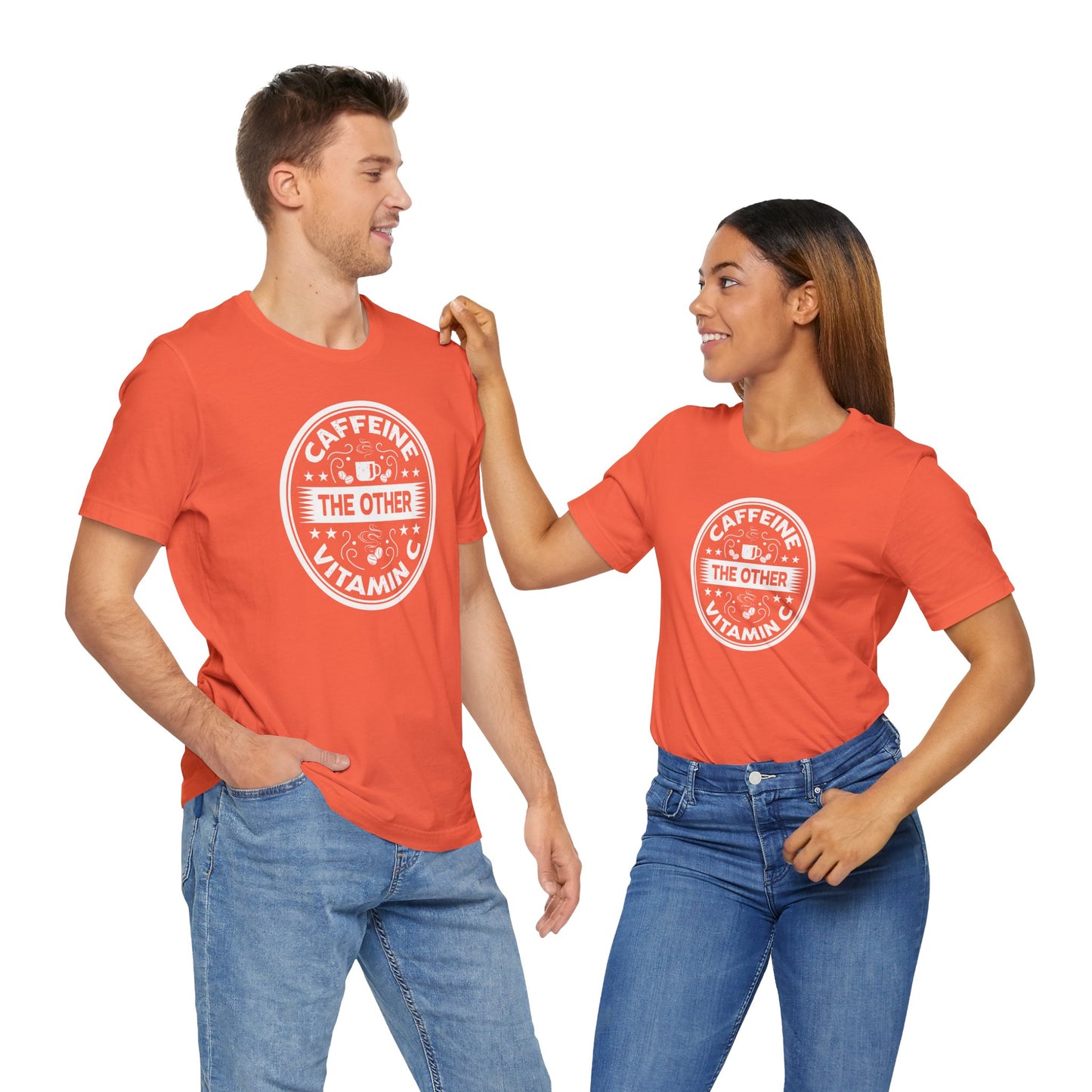 Caffeine The Other Vitamin C Unisex Jersey Short Sleeve Tee