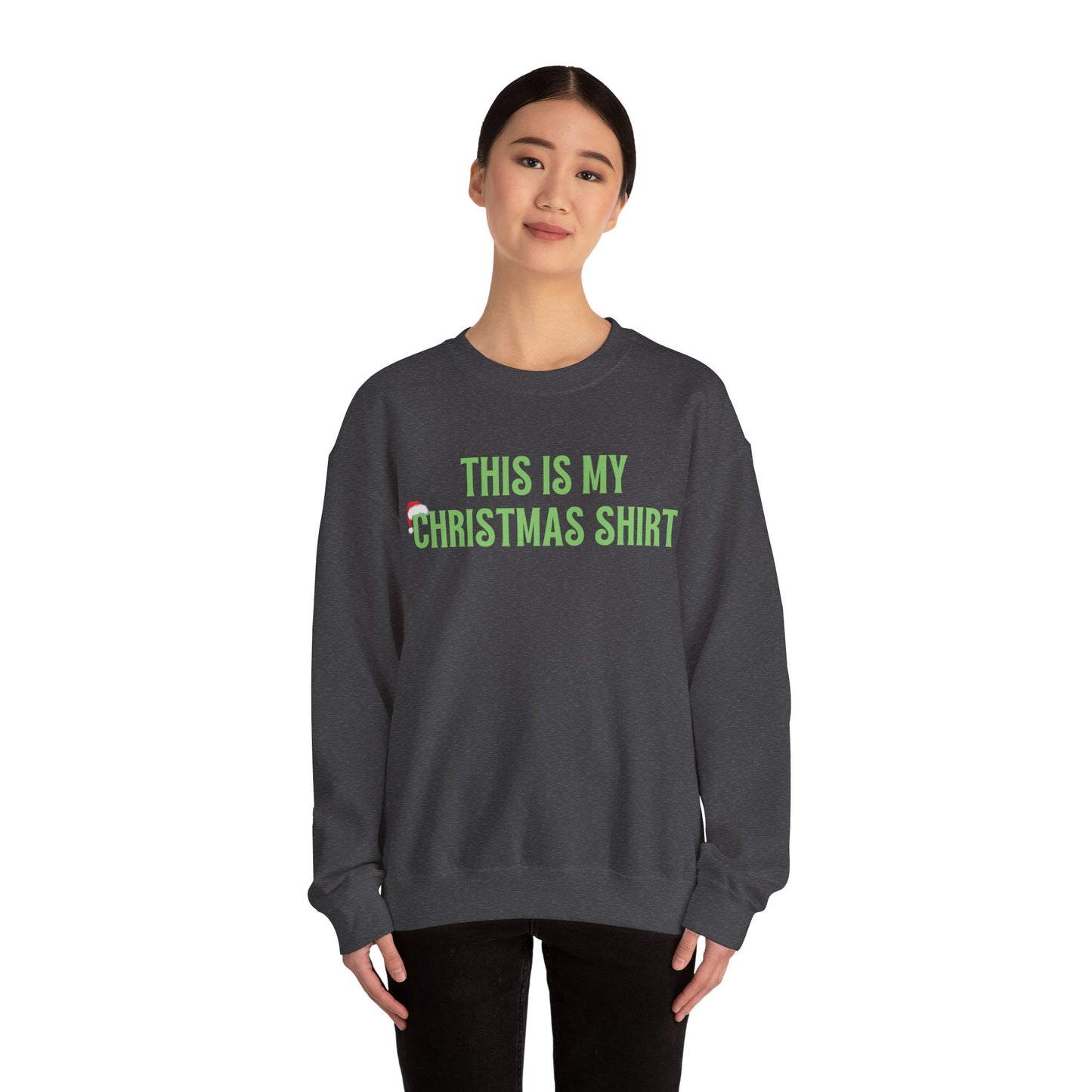 Unisex Heavy Blend Crewneck Sweatshirt This Is My Christmas Shirt πβ¨