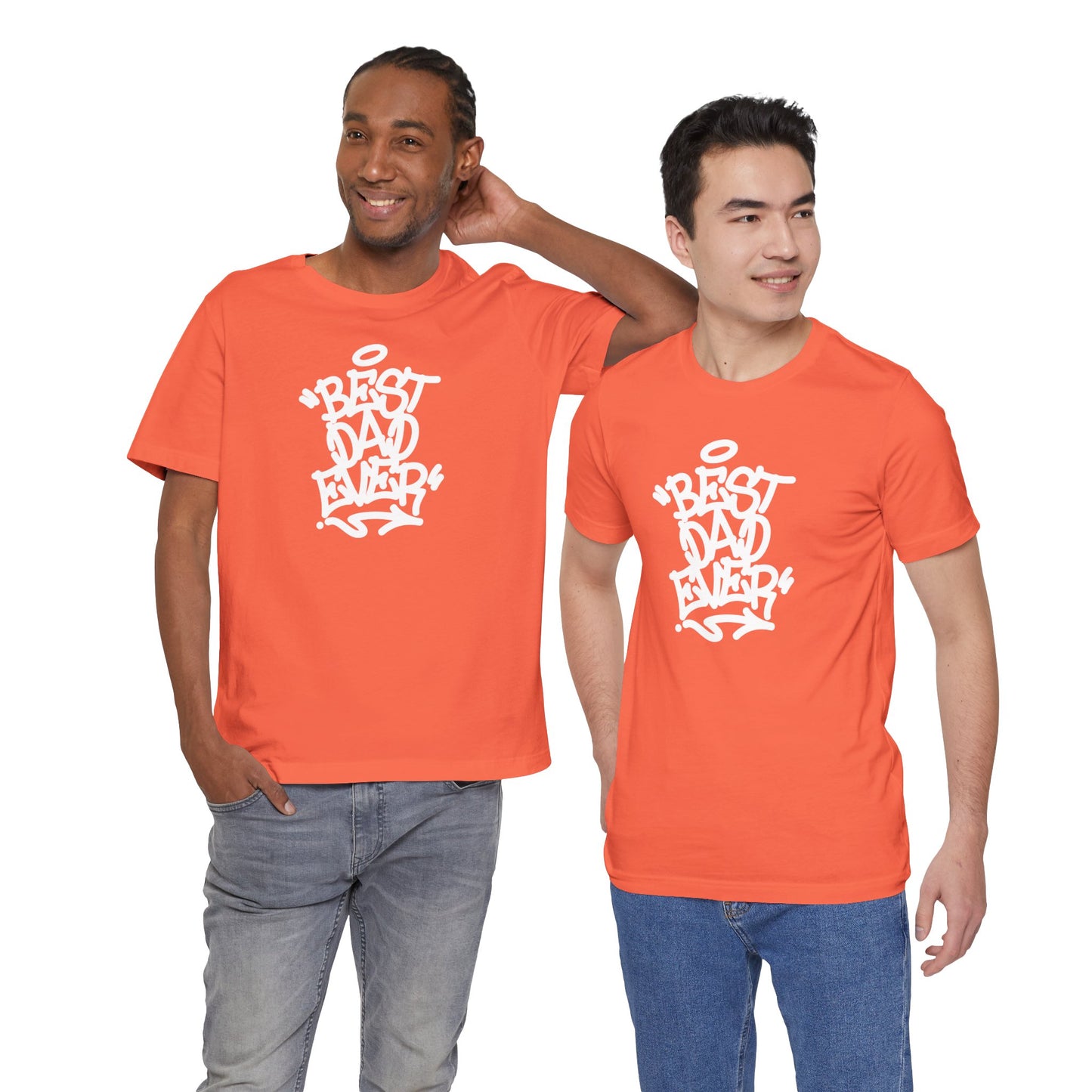 Best Dad Ever Men's Jersey Short Sleeve Tee