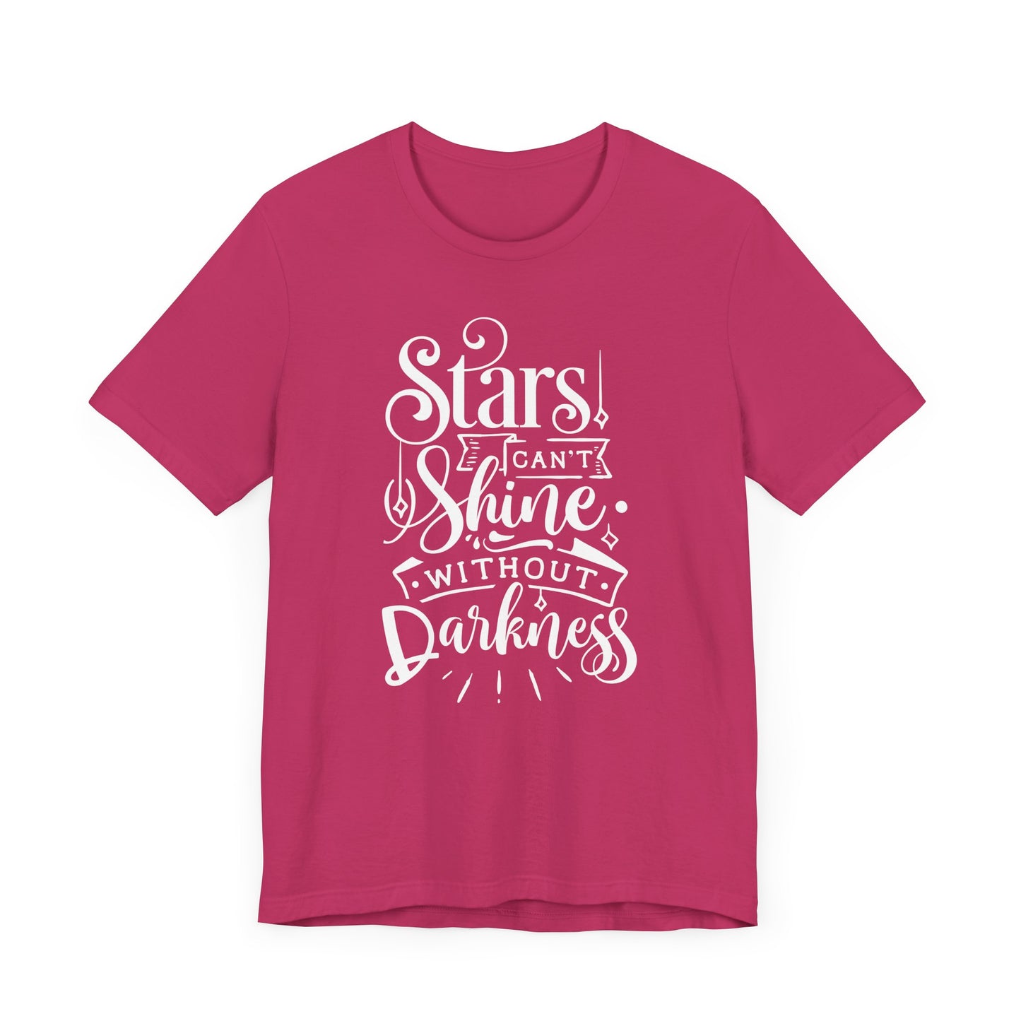 Stars Can't Shine Without Darkness Unisex Jersey Short Sleeve Tee