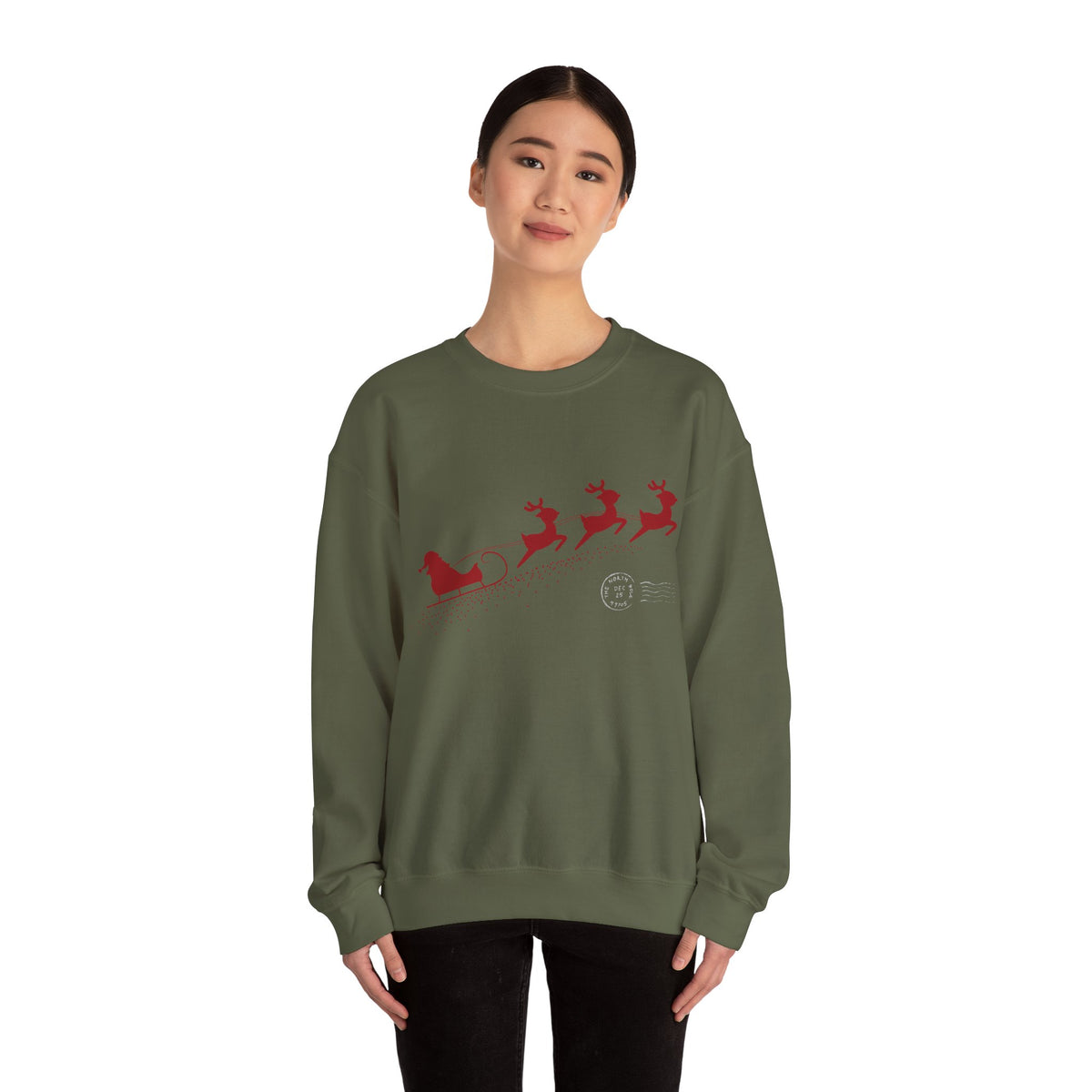 Unisex Heavy Blend Crewneck Sweatshirt Santa's Sleigh Adventure π
βοΈβοΈ