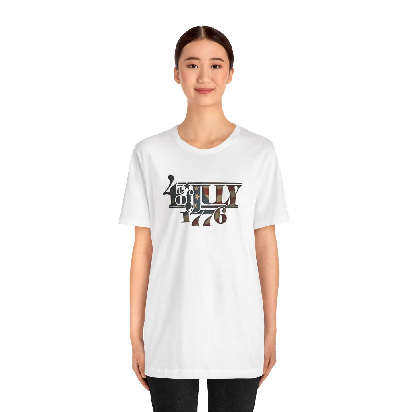 4th of July 1776 Unisex Jersey Short Sleeve Tee