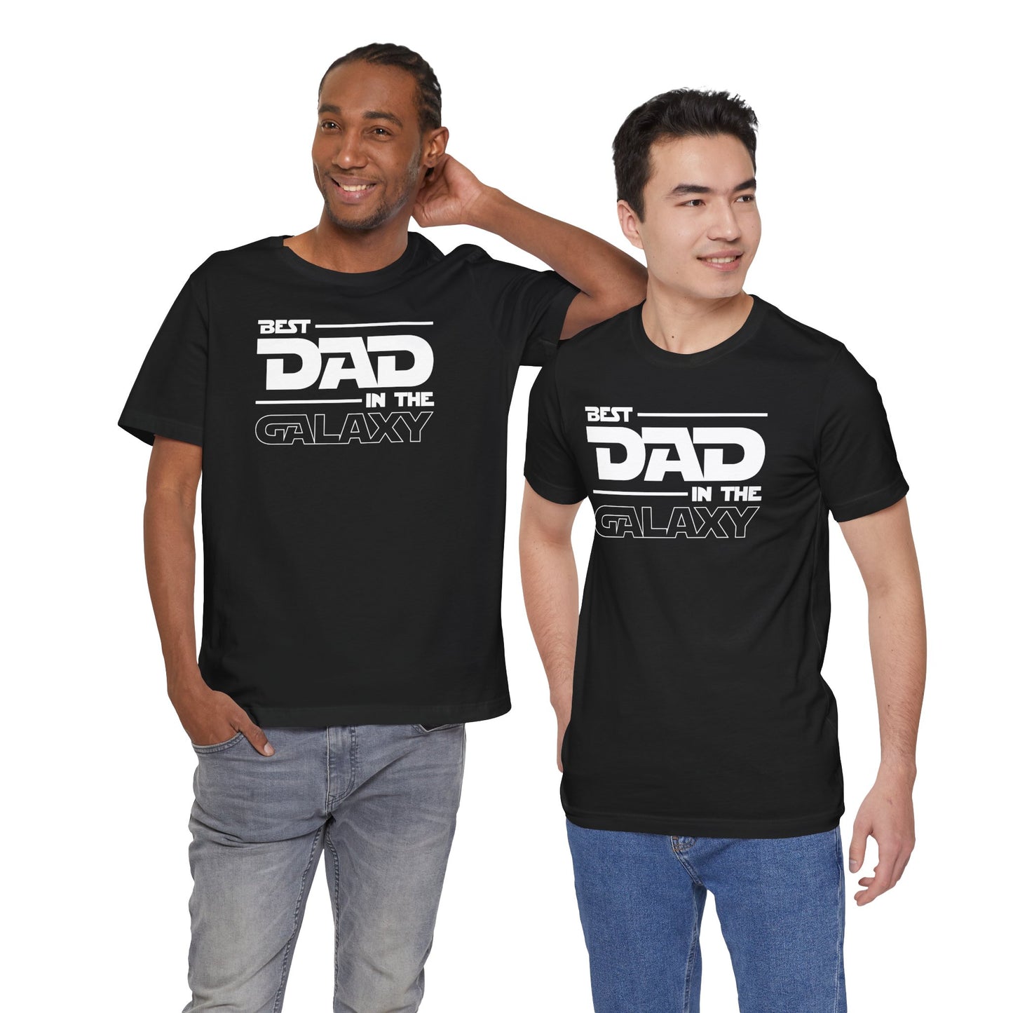 Best Dad In The Galaxy Men's Jersey Short Sleeve Tee