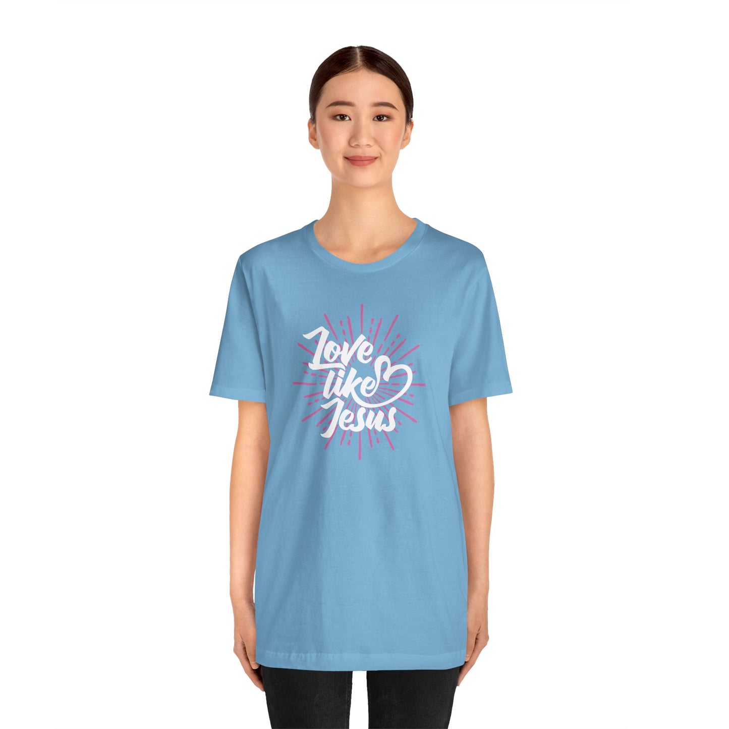 Love Like Jesus Unisex Jersey Short Sleeve Tee
