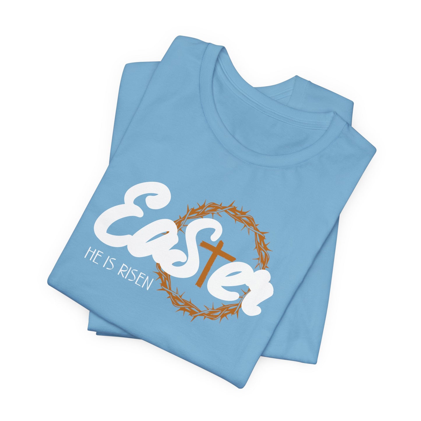 Easter He Is Risen Unisex Jersey Short Sleeve Tee