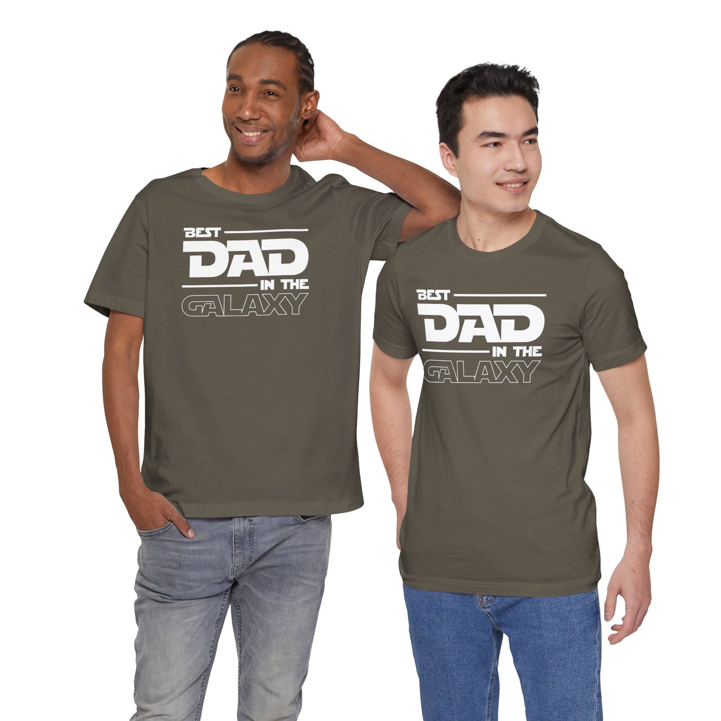 Best Dad In The Galaxy Men's Jersey Short Sleeve Tee