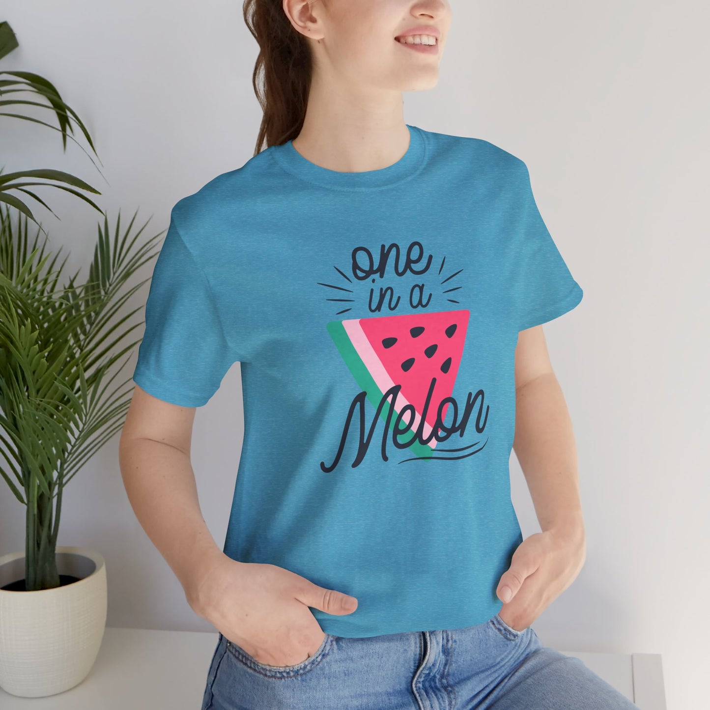One In A Melon Unisex Jersey Short Sleeve Tee Soft Cotton