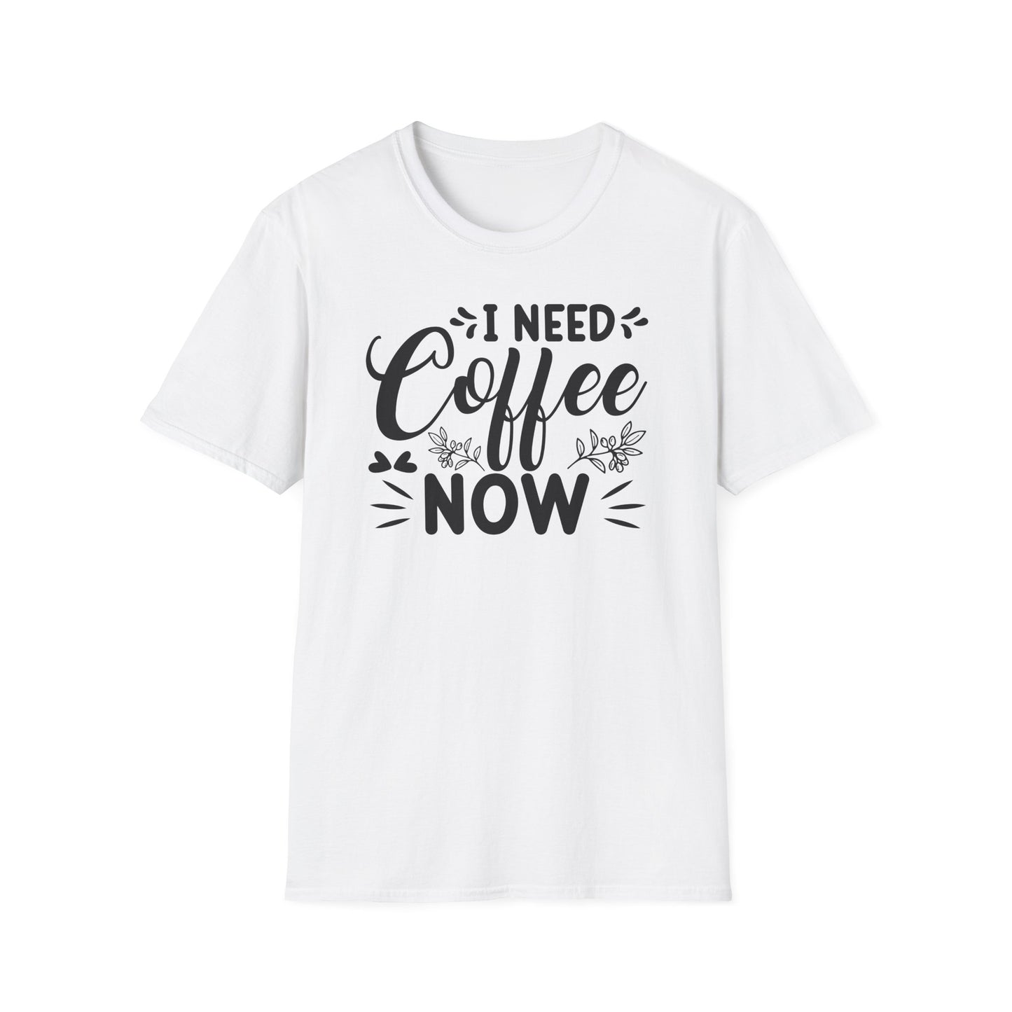 I Need Coffee Now Softstyle T-Shirt