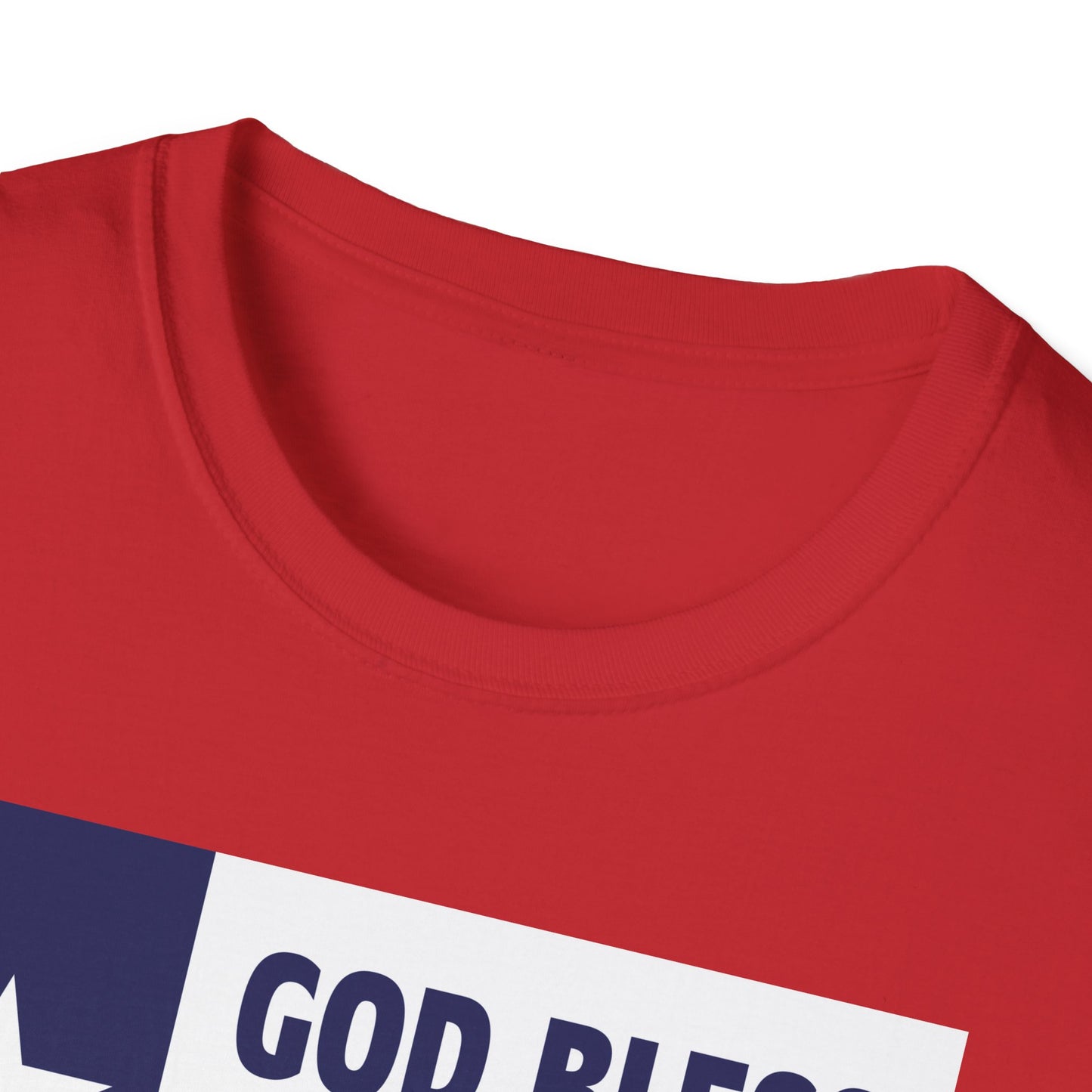 God Bless Texas Unisex Softstyle T-Shirt
