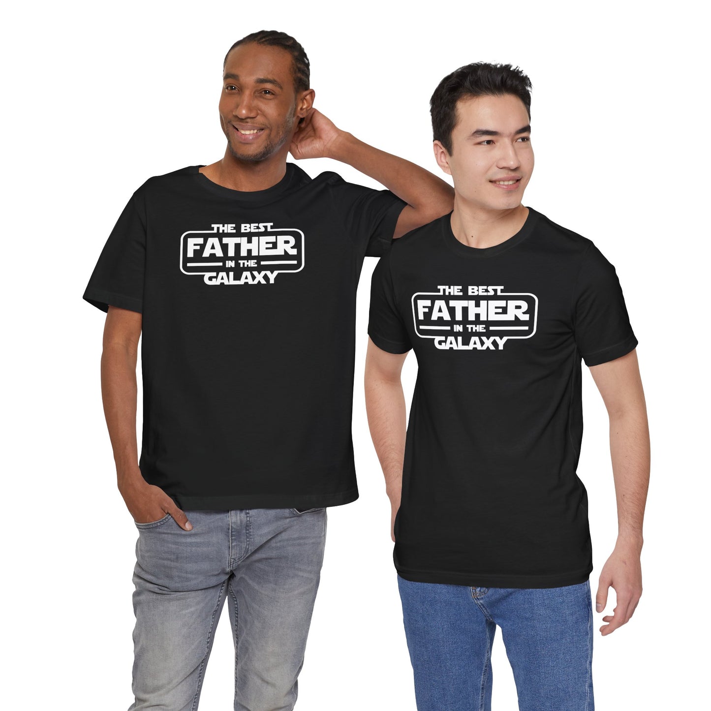 Best Father In The Galaxy Men's Jersey Short Sleeve Tee
