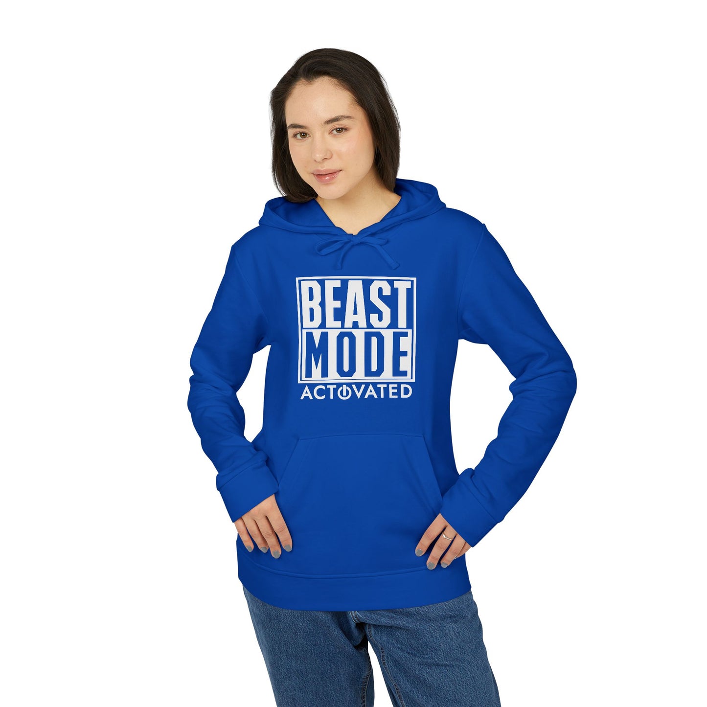 Beast Mode Activated Adidas Unisex Cozy Fleece Hoodie