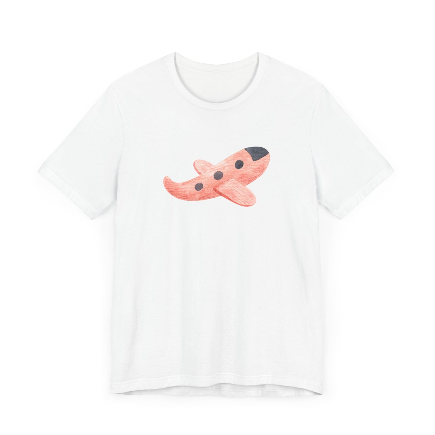 Red plane Unisex Jersey Short Sleeve Tee