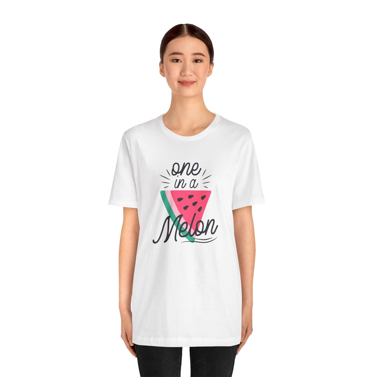 One In A Melon Unisex Jersey Short Sleeve Tee Soft Cotton
