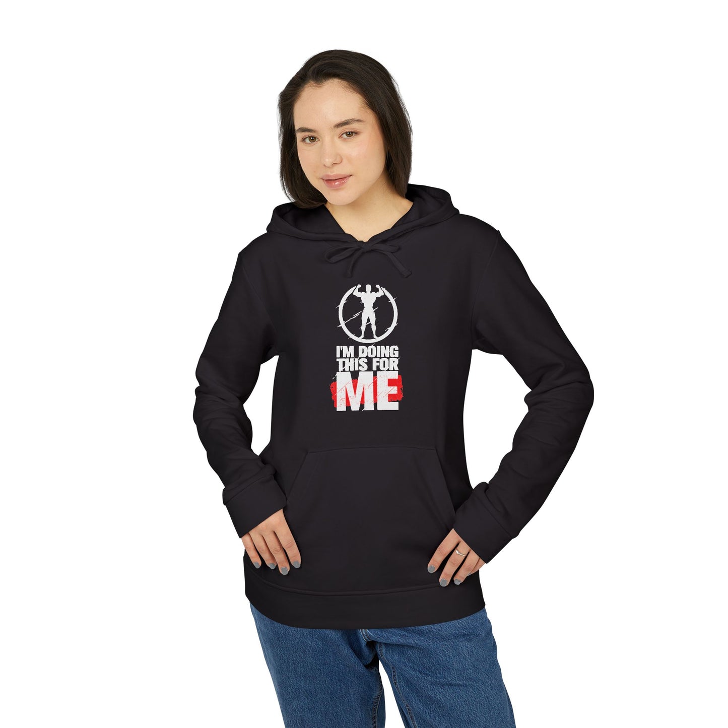 I'm Doing This For Me Adidas Unisex Cozy Fleece Hoodie
