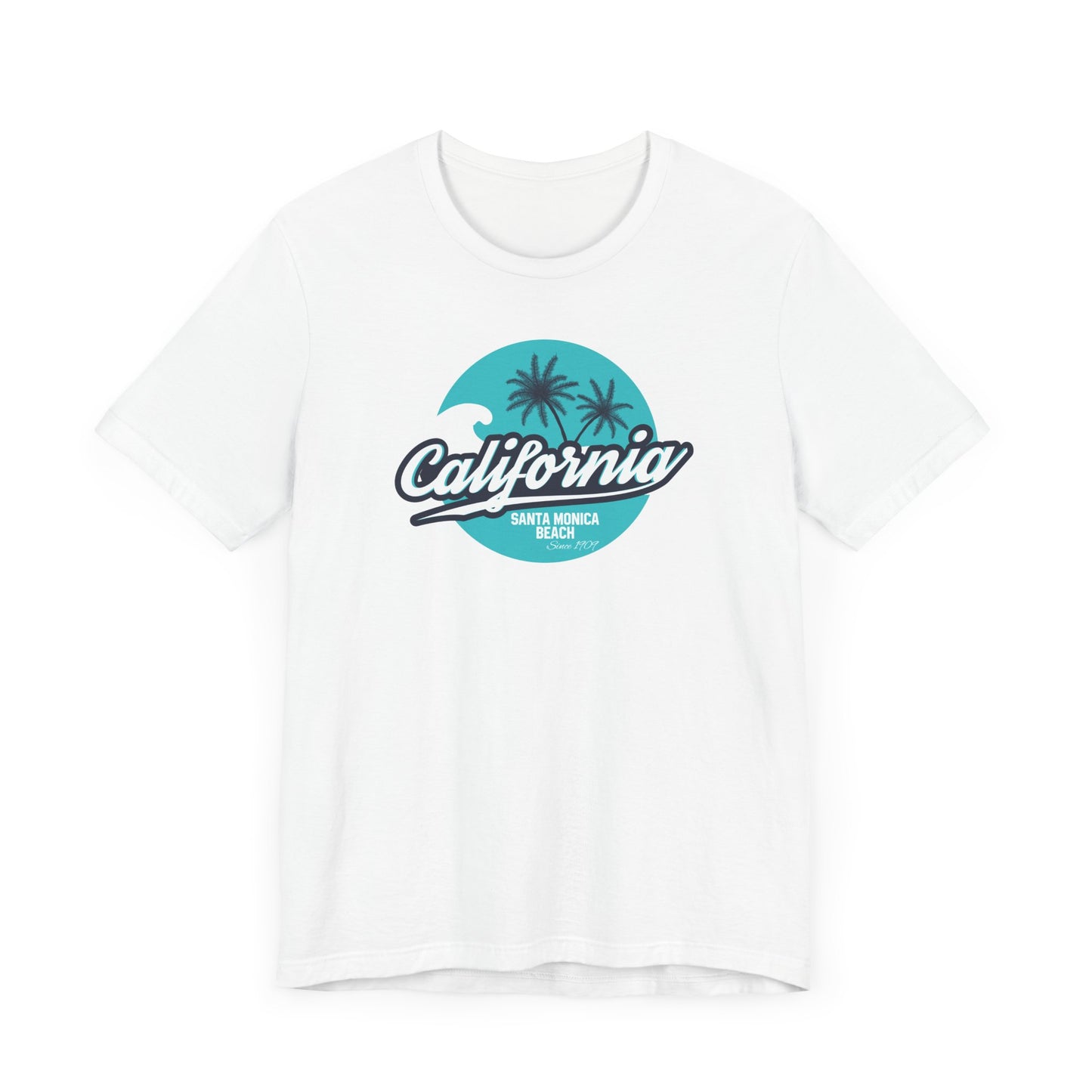 California Santa Monica Beach Unisex Jersey Short Sleeve Tee