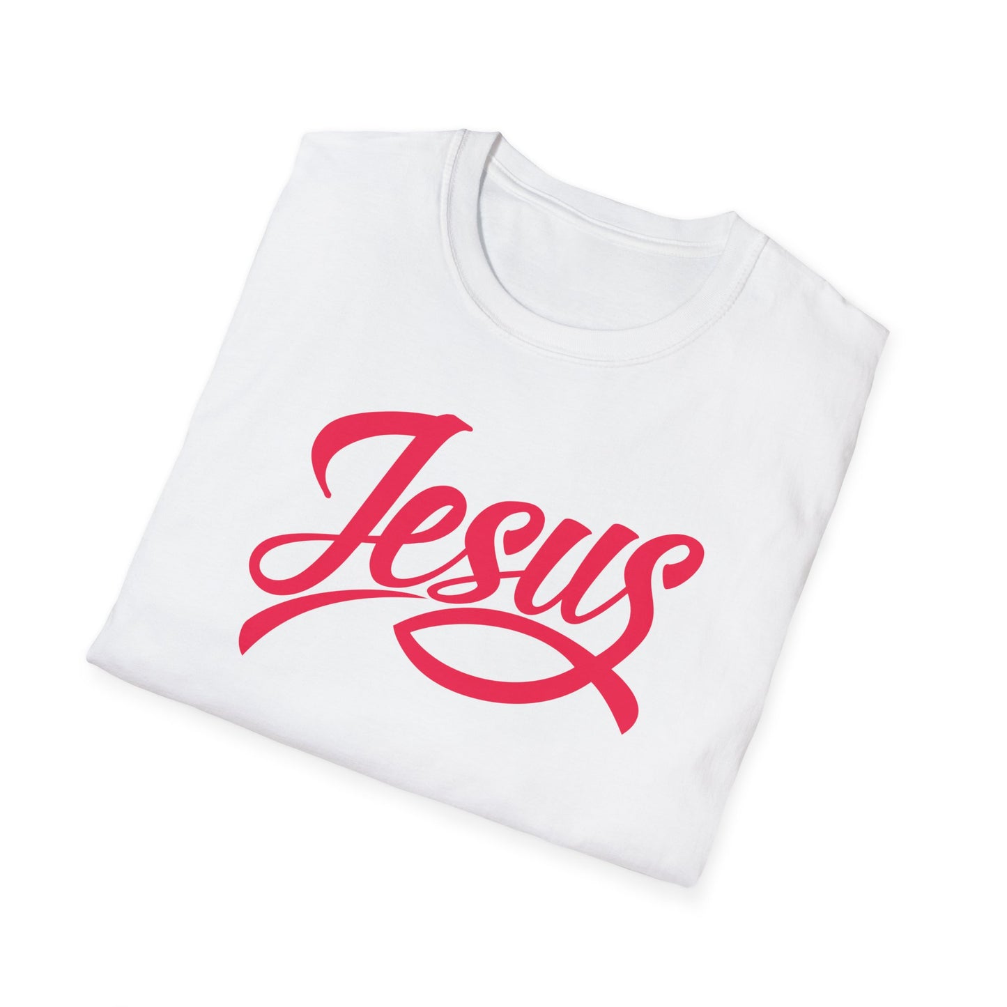 Jesus Fish Ichthys Softstyle T-Shirt