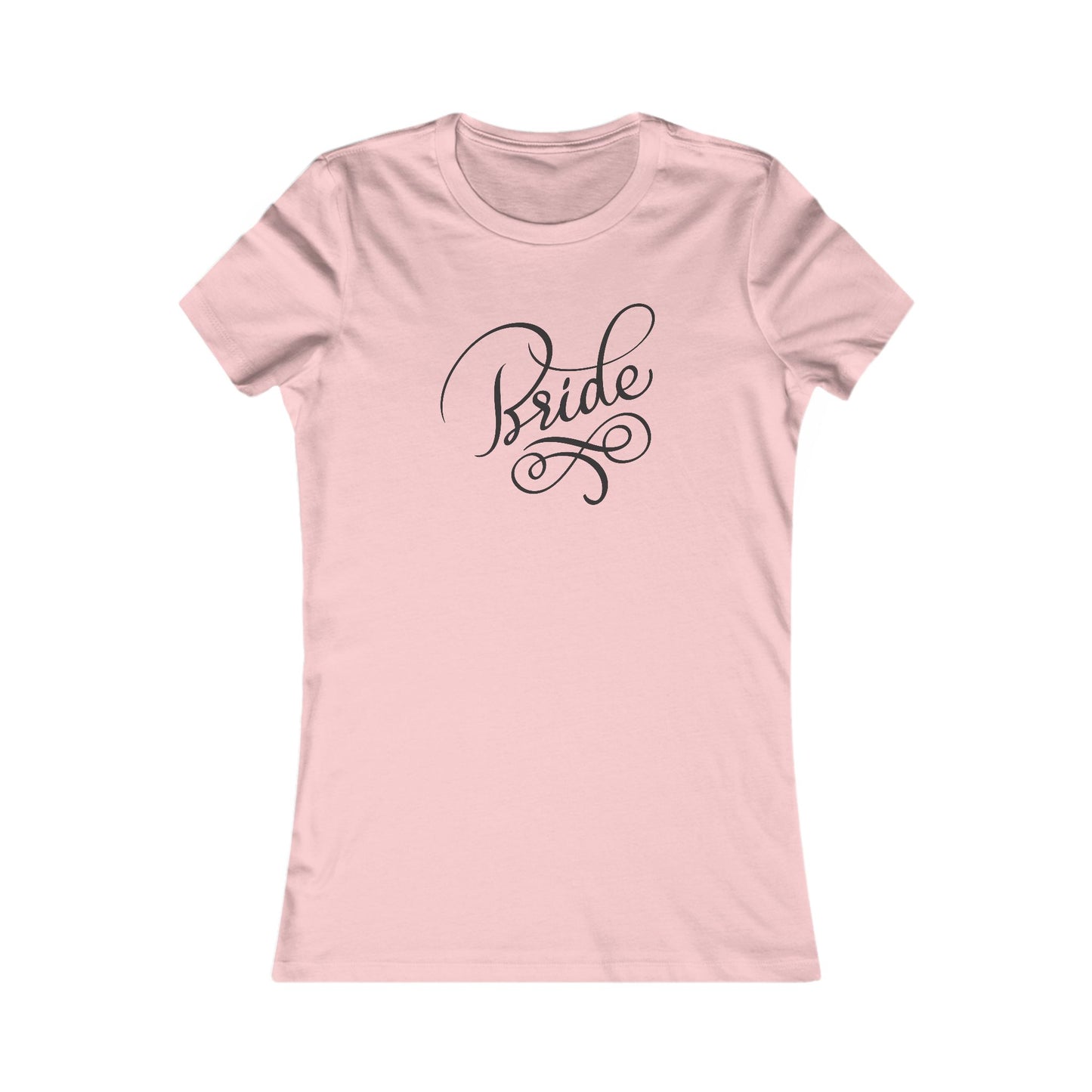 Women's Favorite Tee Bride Vibes Black Print