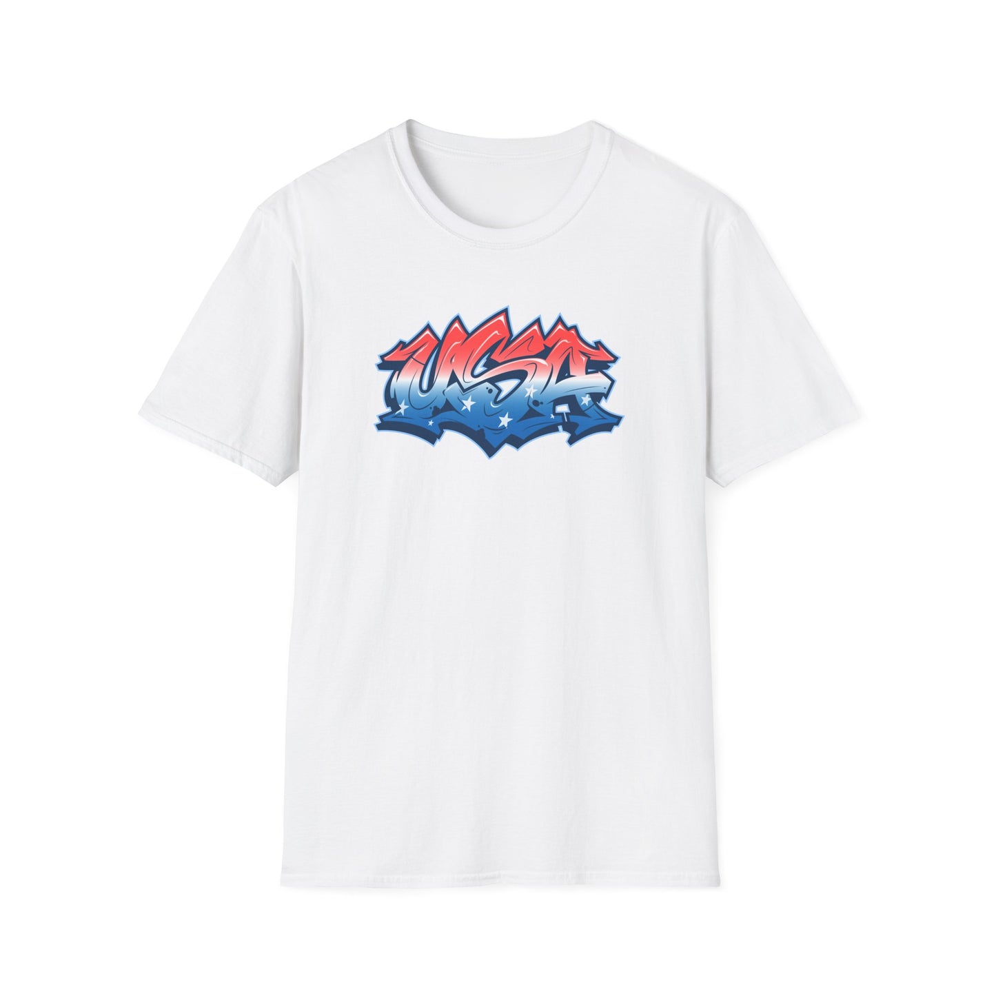 USA Street Art Unisex Softstyle T-Shirt