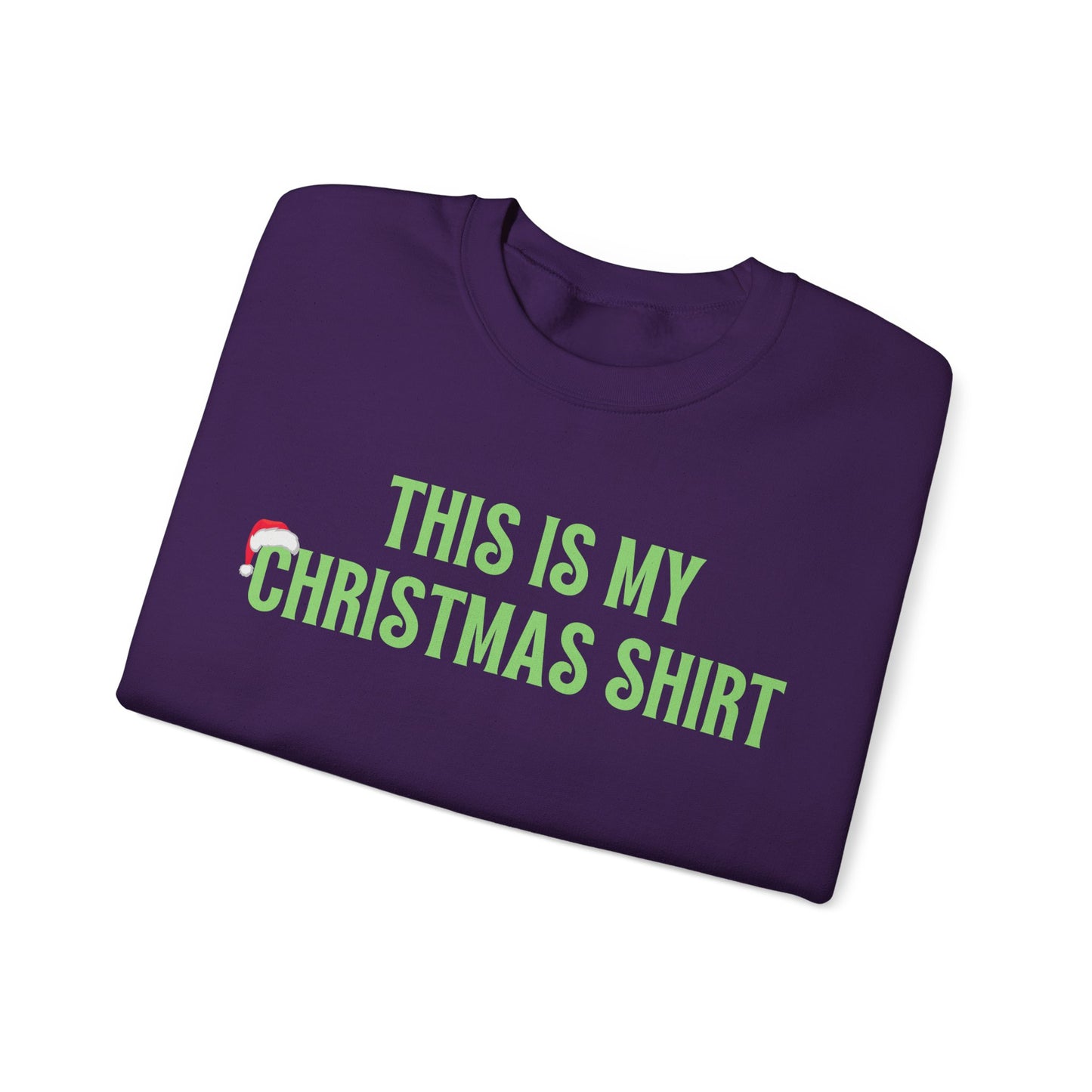 Unisex Heavy Blend Crewneck Sweatshirt This Is My Christmas Shirt πβ¨
