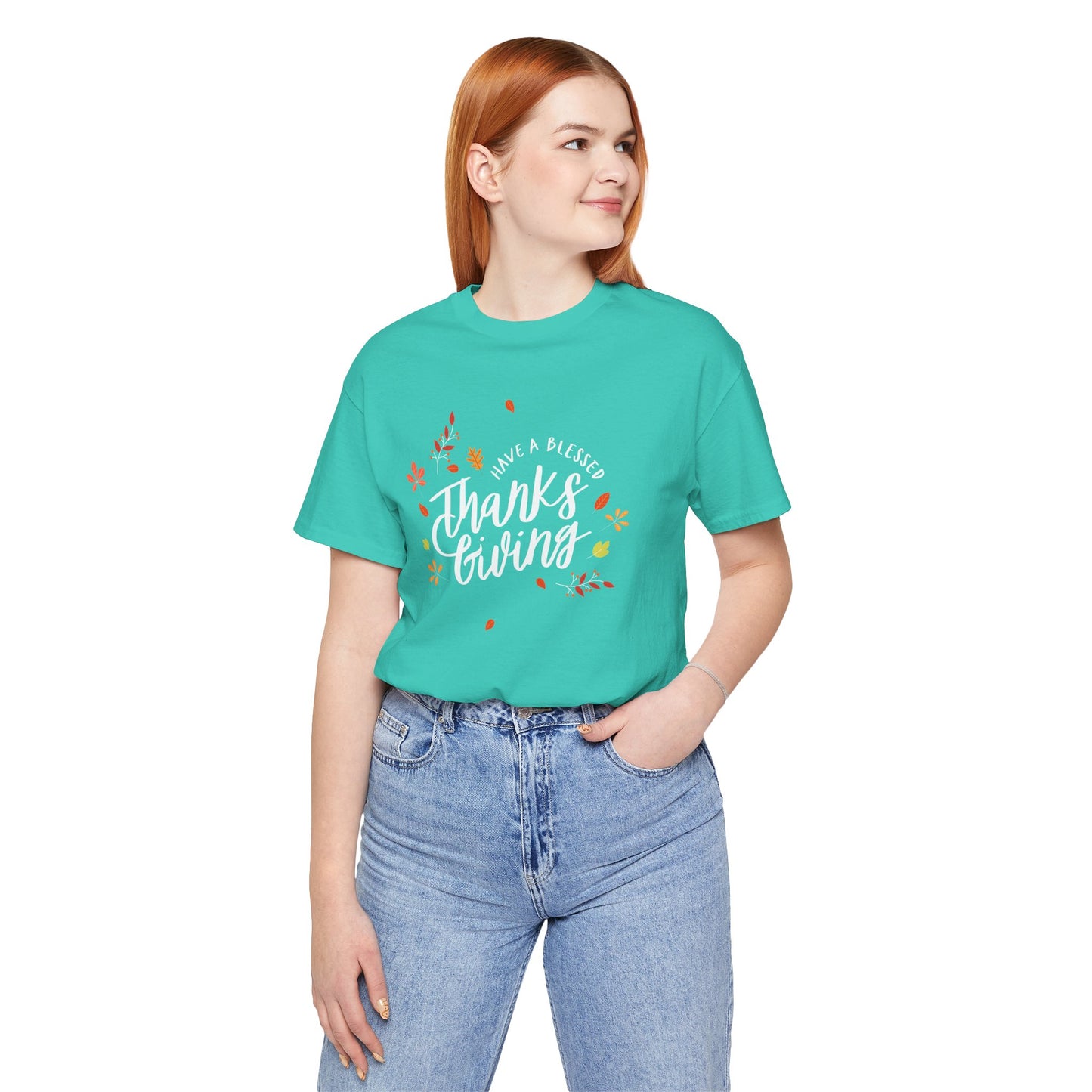 Have A Blessed Thanksgiving Unisex Jersey Short Sleeve Tee