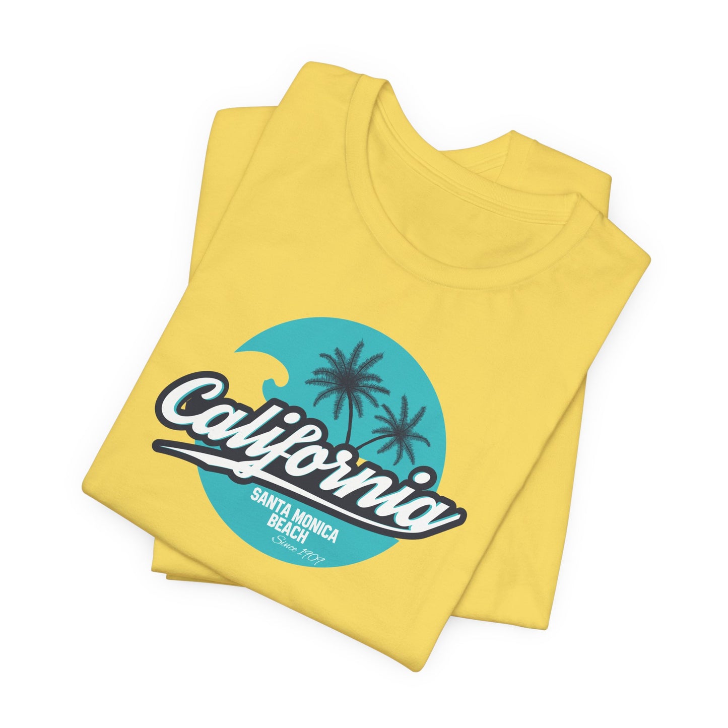 California Santa Monica Beach Unisex Jersey Short Sleeve Tee