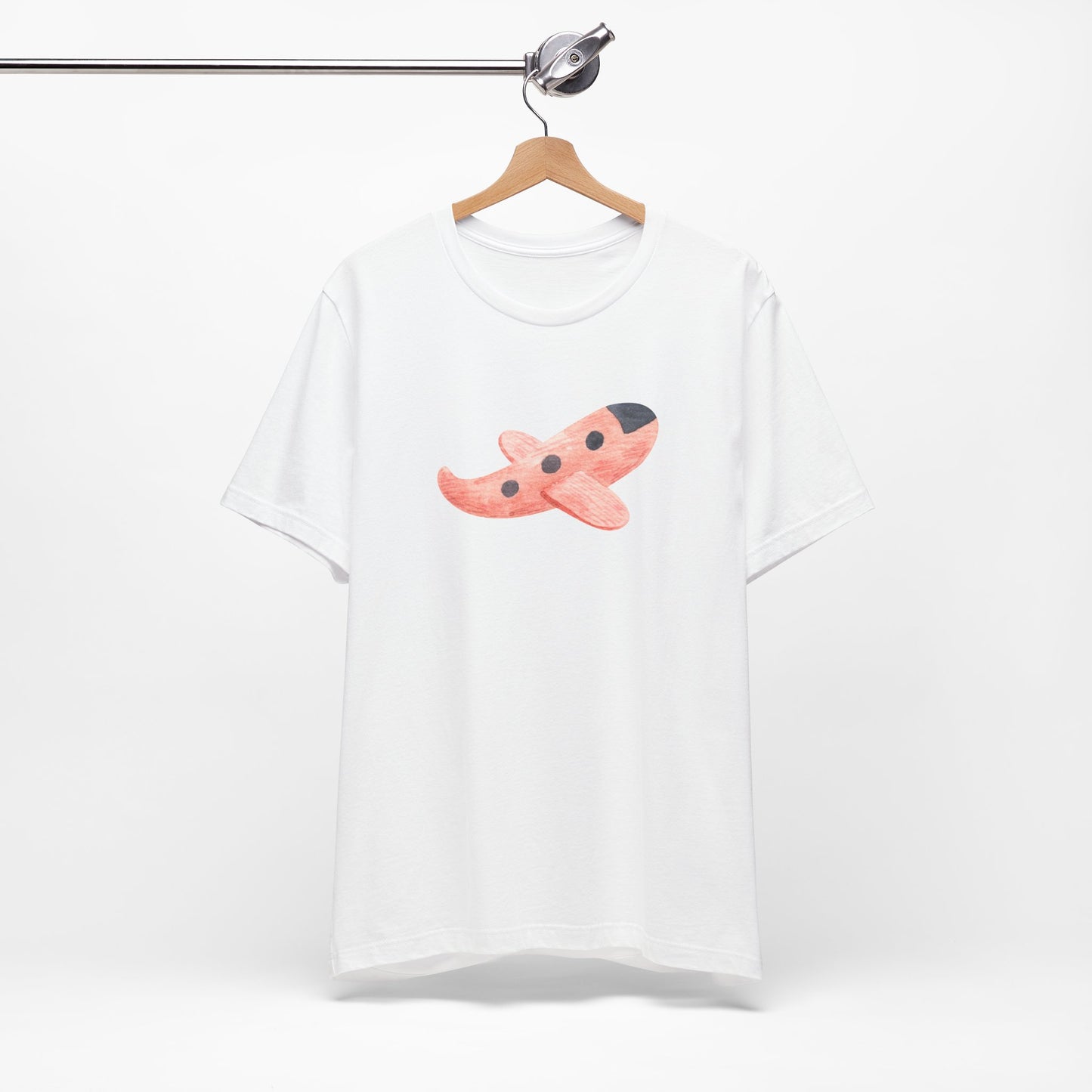 Red plane Unisex Jersey Short Sleeve Tee