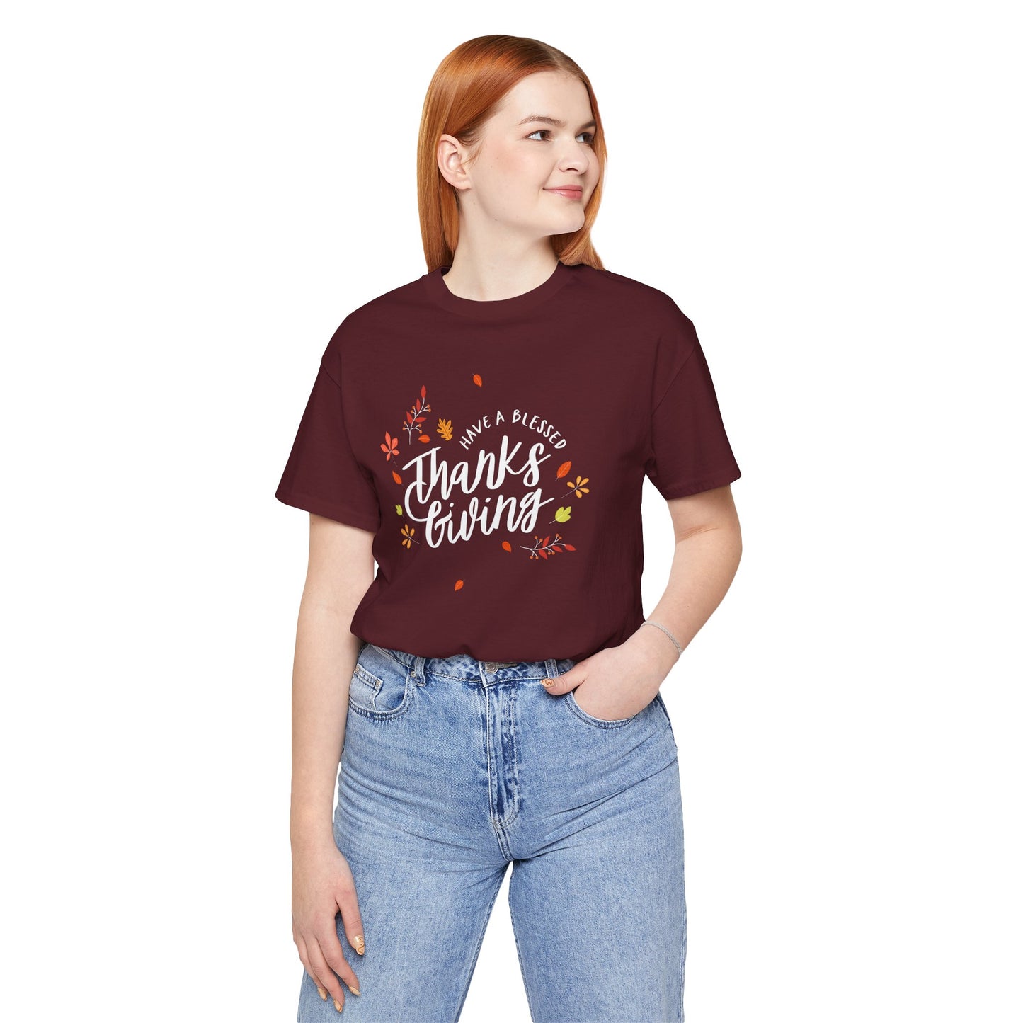 Have A Blessed Thanksgiving Unisex Jersey Short Sleeve Tee