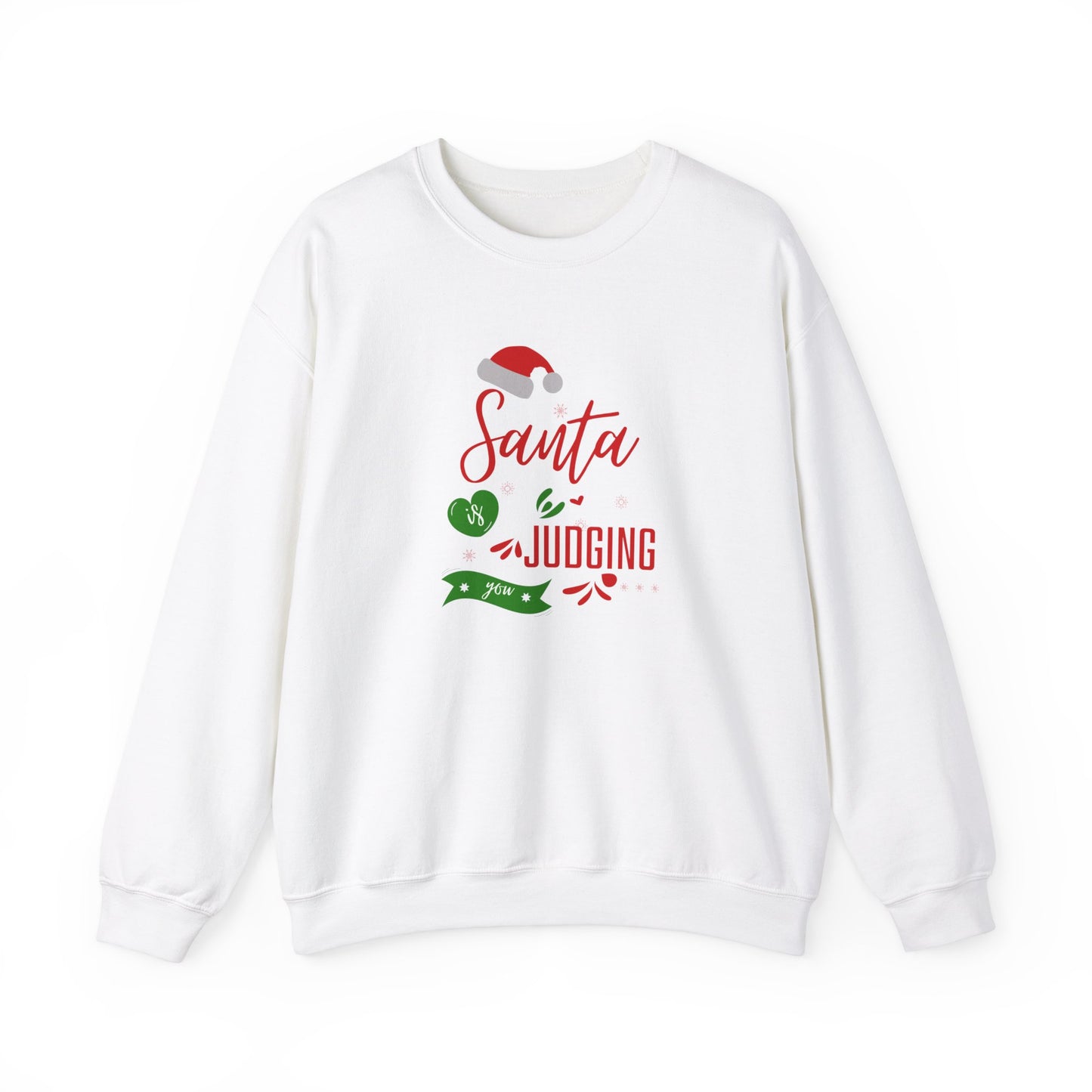 Unisex Heavy Blend Crewneck Sweatshirt Santa Is Judging You π
ππ