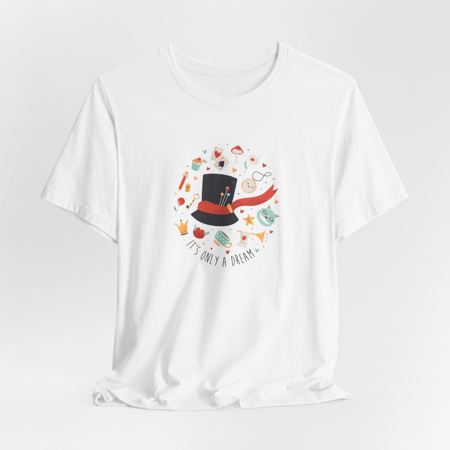 It's Only A Dream Alice In Wonderland Inspired Unisex Jersey Short Sleeve Tee