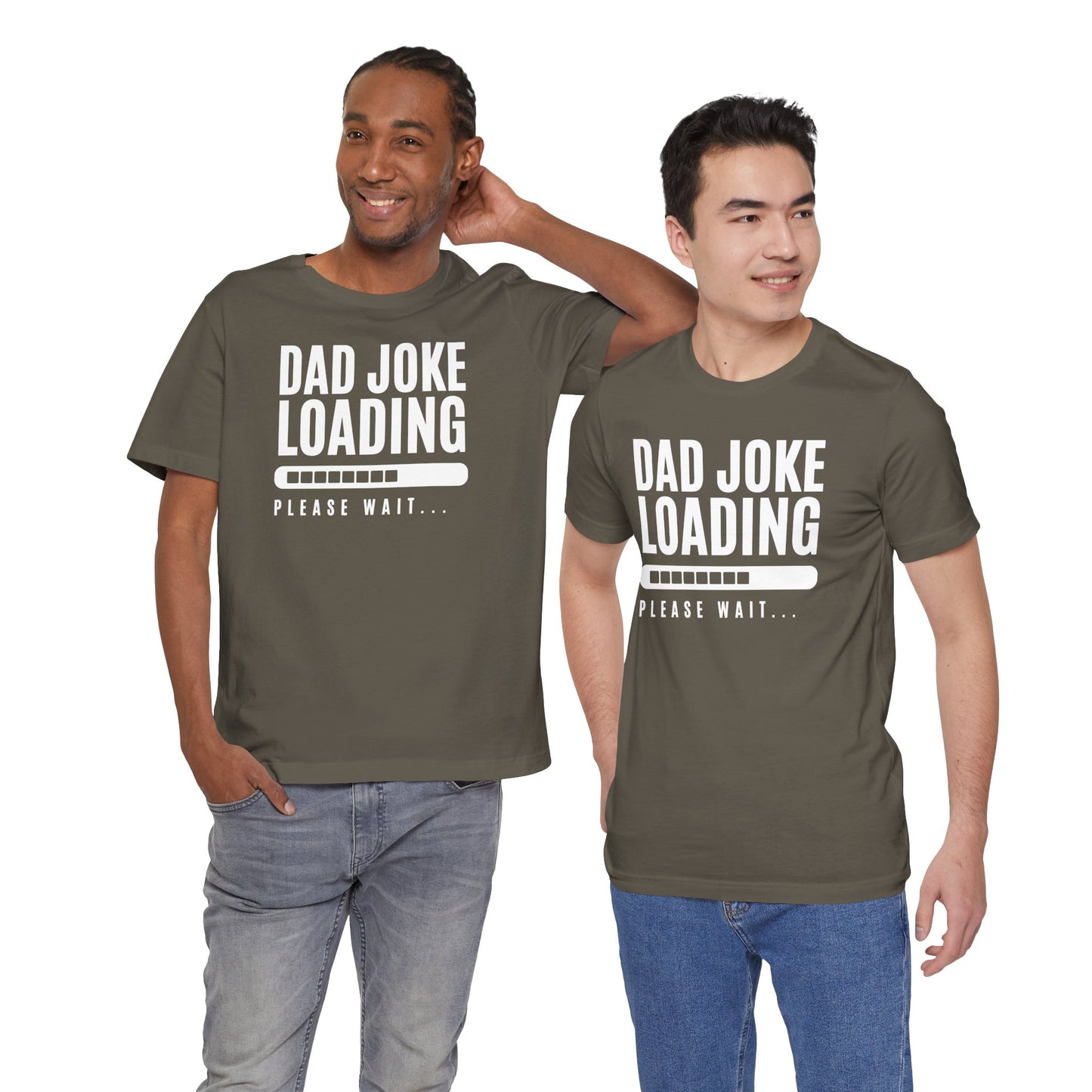 Dad Joke Loading Please Wait Men's Jersey Short Sleeve Tee