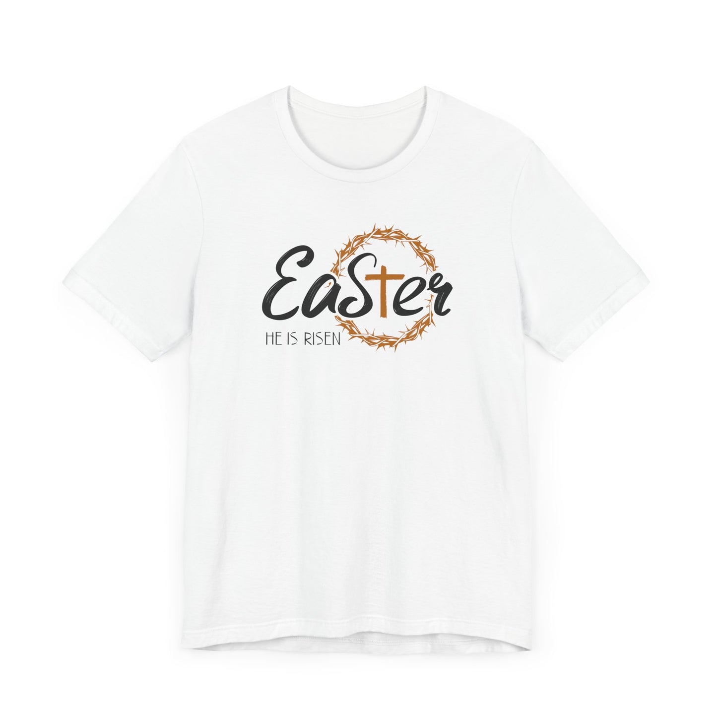 Easter He Is Risen Unisex Jersey Short Sleeve Tee