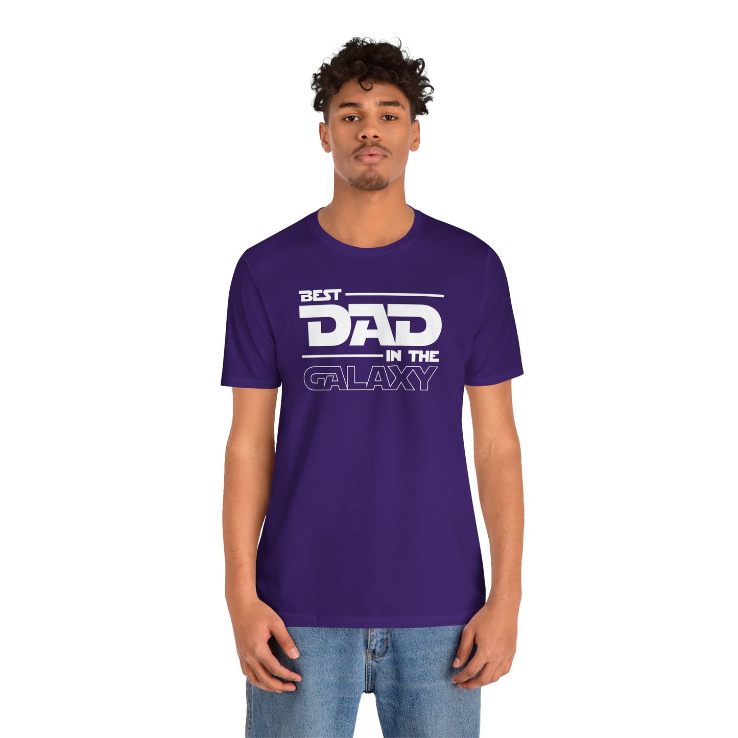 Best Dad In The Galaxy Men's Jersey Short Sleeve Tee