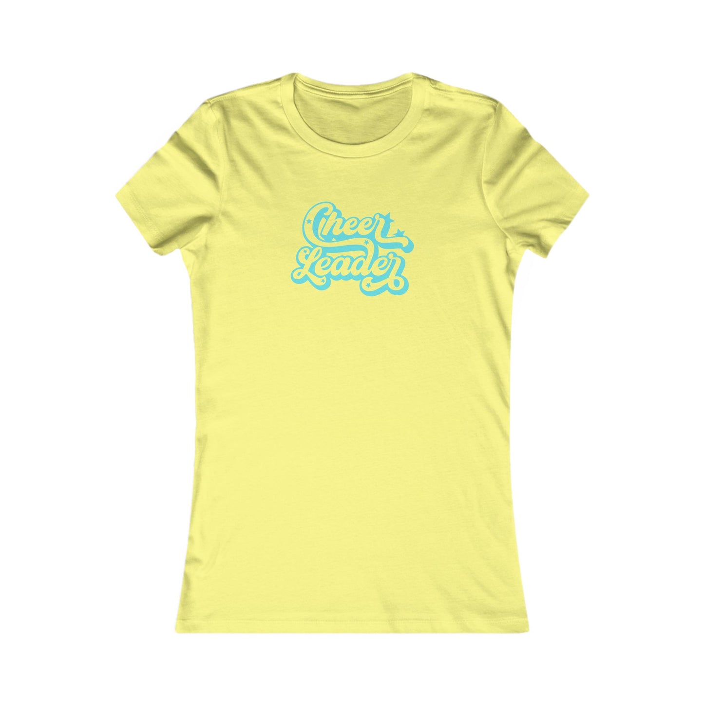 Cheer Leader in Aqua Script 💙✨ Women's Favorite T-Shirt