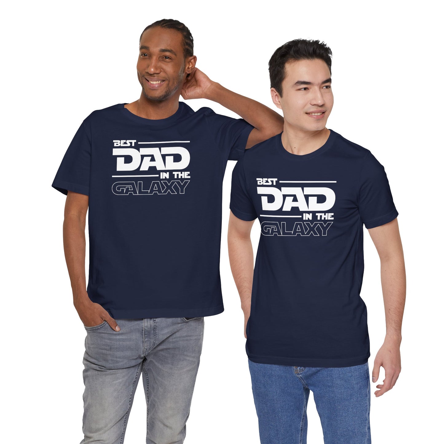 Best Dad In The Galaxy Men's Jersey Short Sleeve Tee