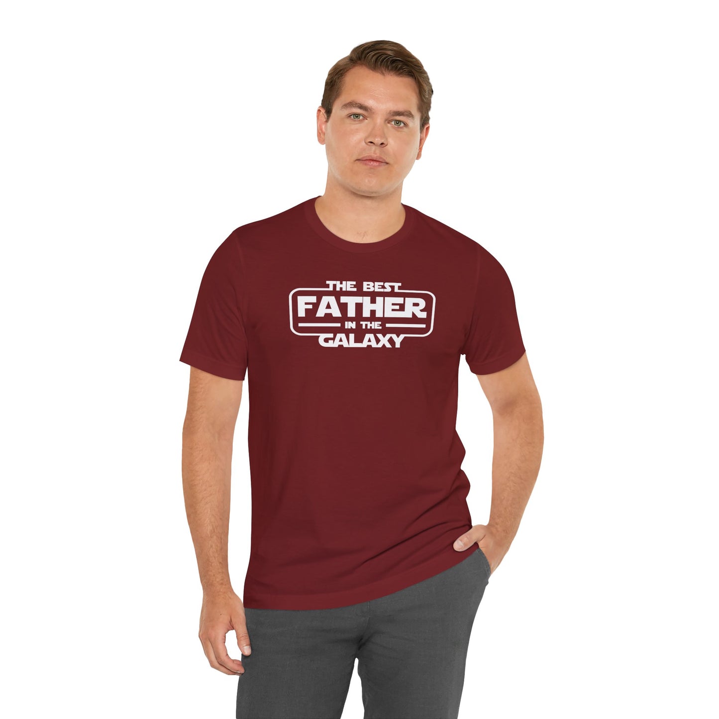Best Father In The Galaxy Men's Jersey Short Sleeve Tee