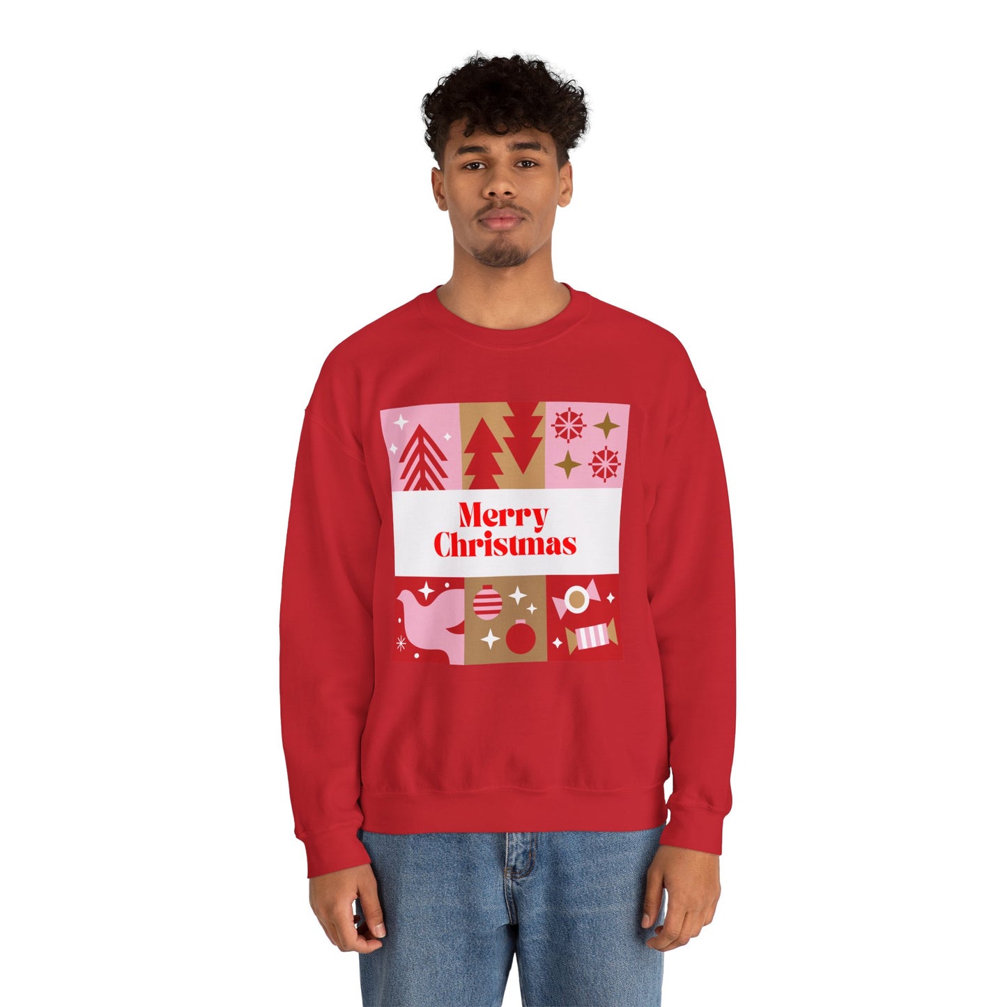 Christmas Montage ππβ¨ Unisex Heavy Blend Crewneck Sweatshirt