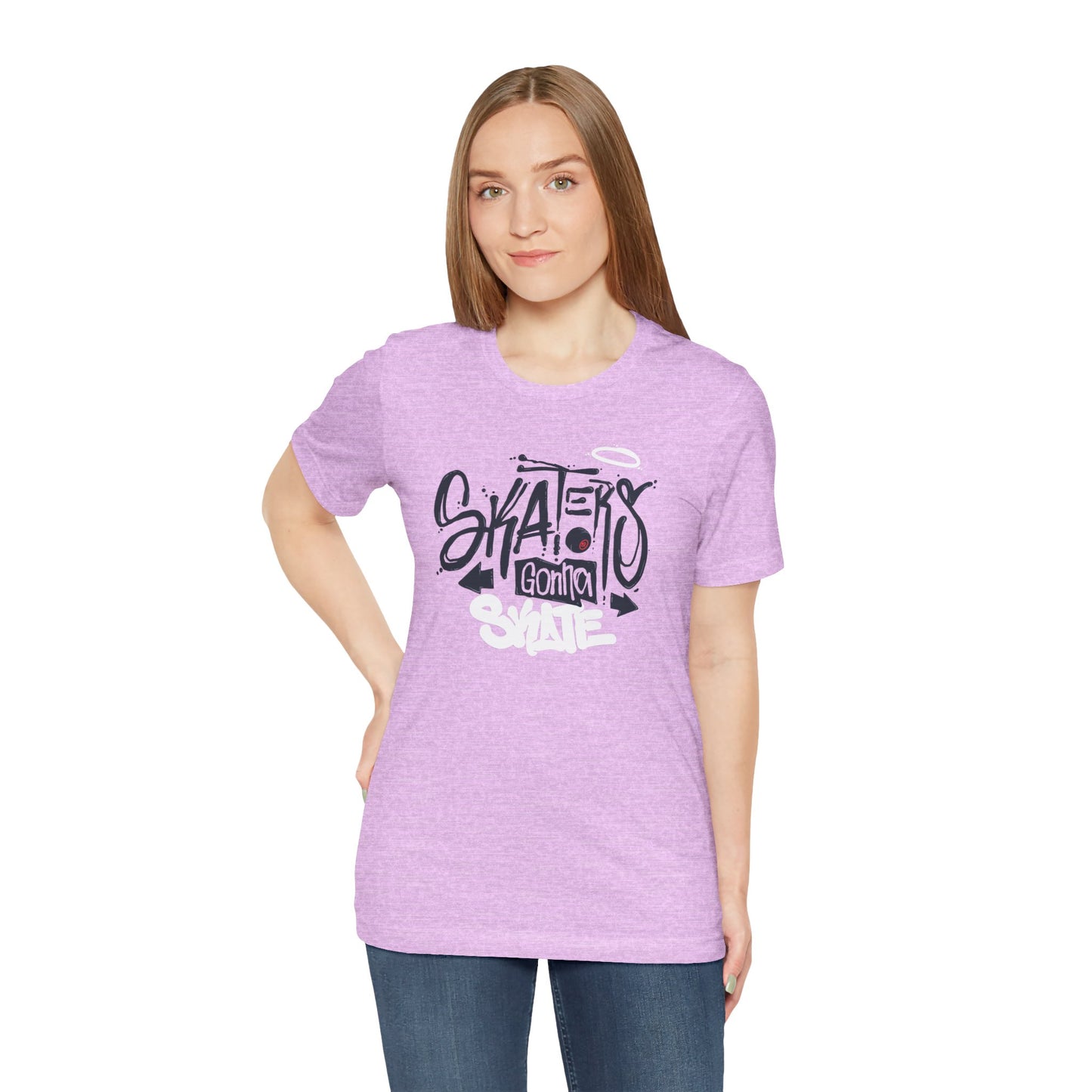 Skaters Gonna Skate Unisex Jersey Short Sleeve Tee