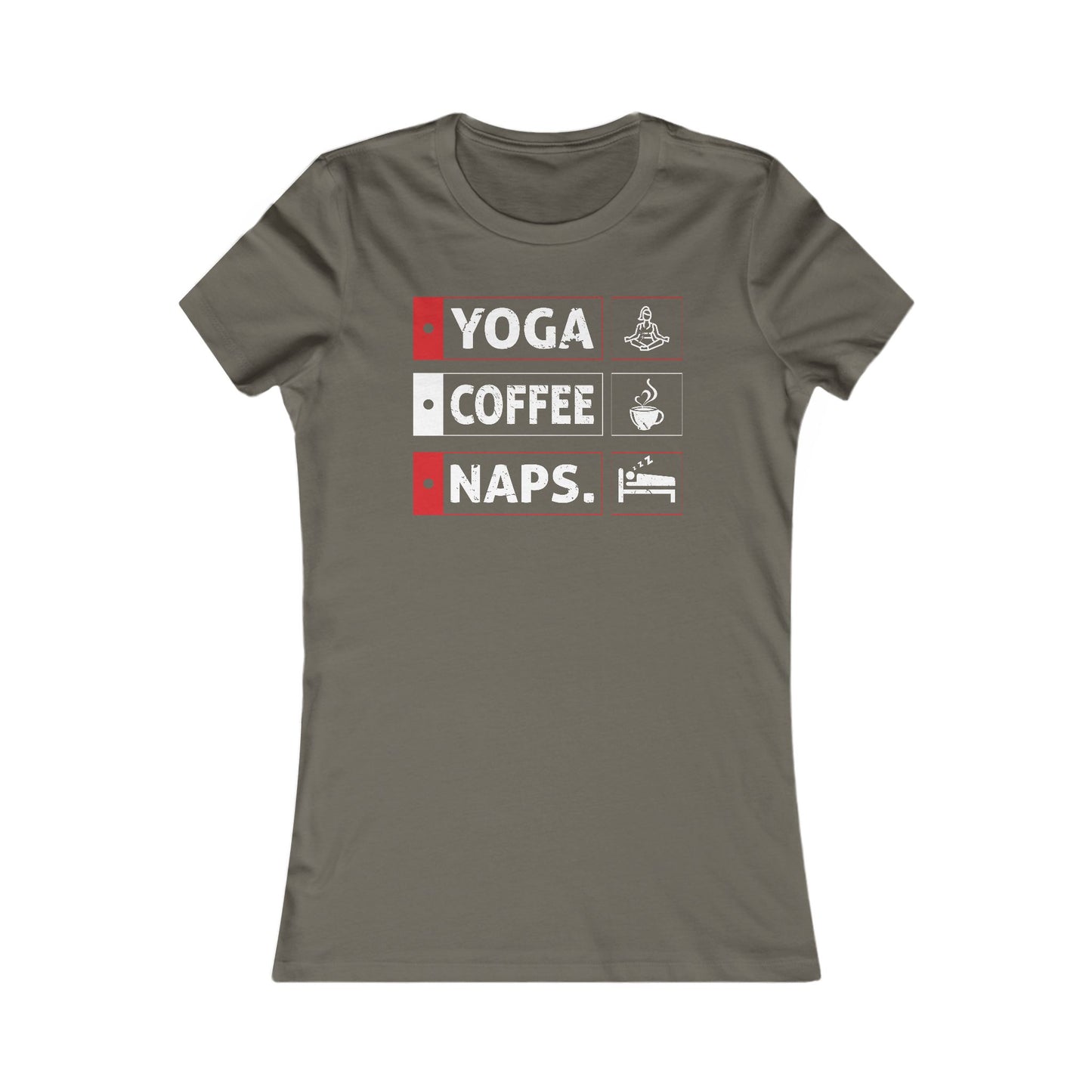 Yoga Coffee & Naps Women's Favorite Tee