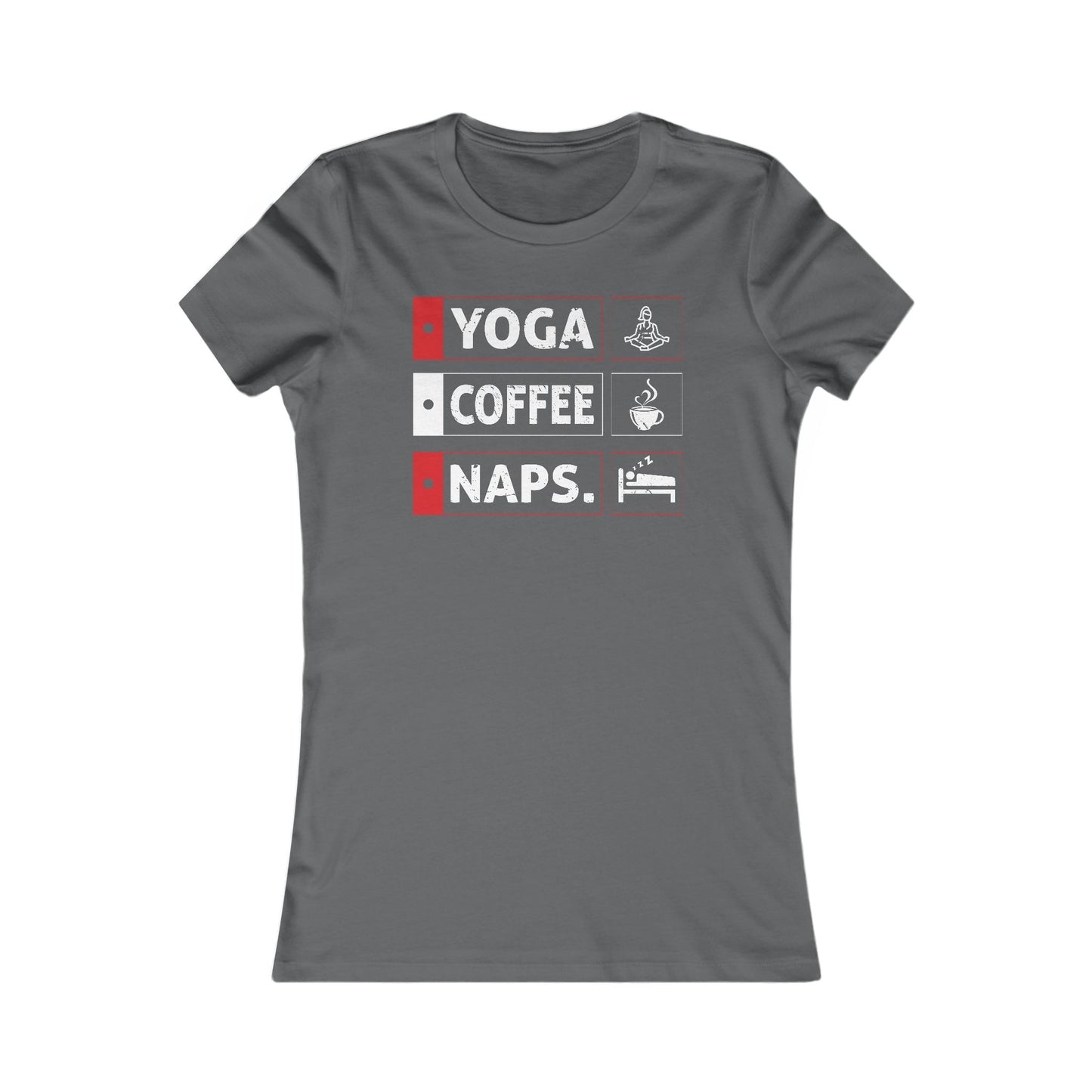Yoga Coffee & Naps Women's Favorite Tee