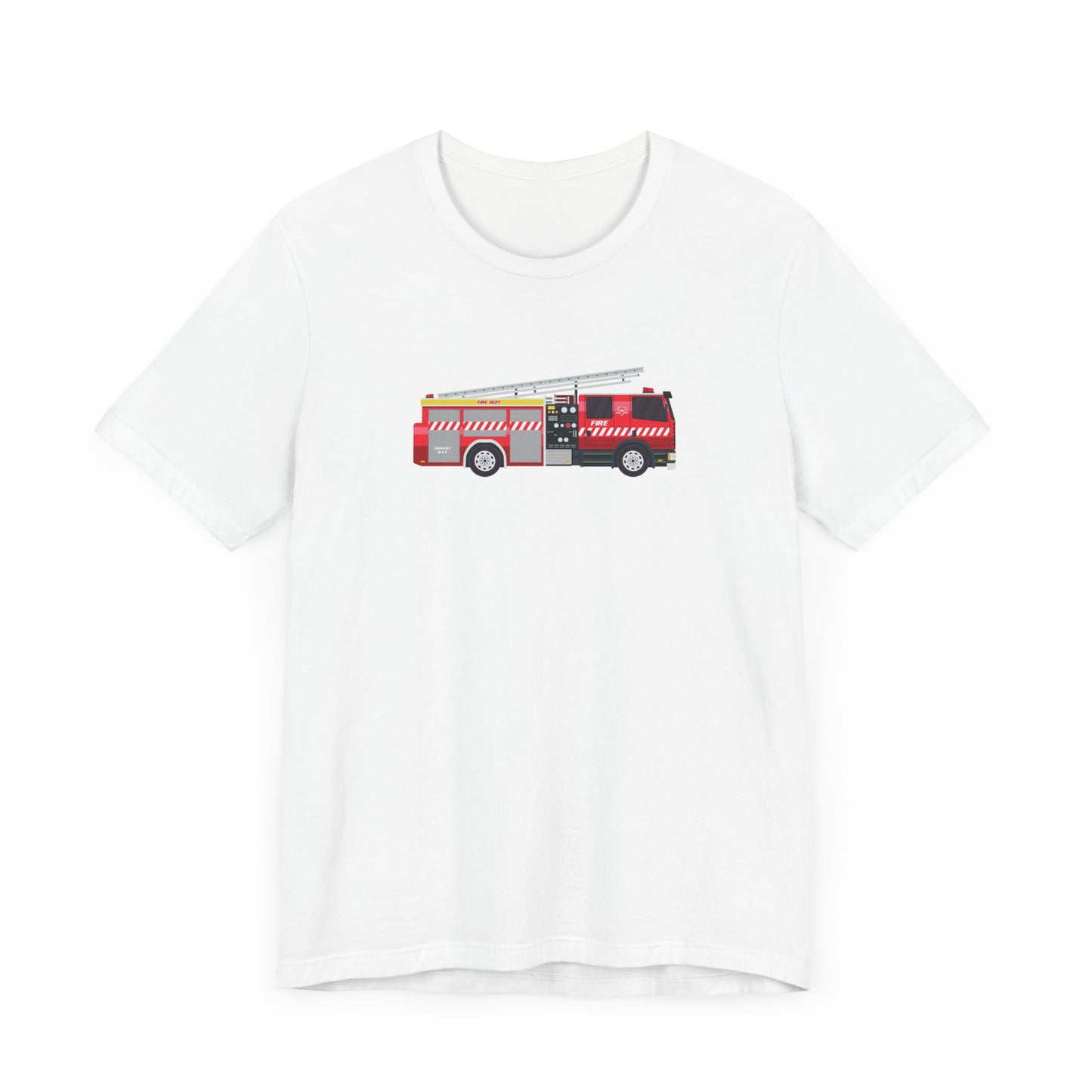 Unisex Jersey Short Sleeve Tee Fire Department Pumper Truck