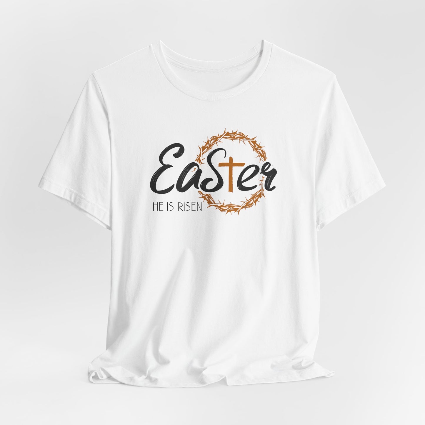Easter He Is Risen Unisex Jersey Short Sleeve Tee