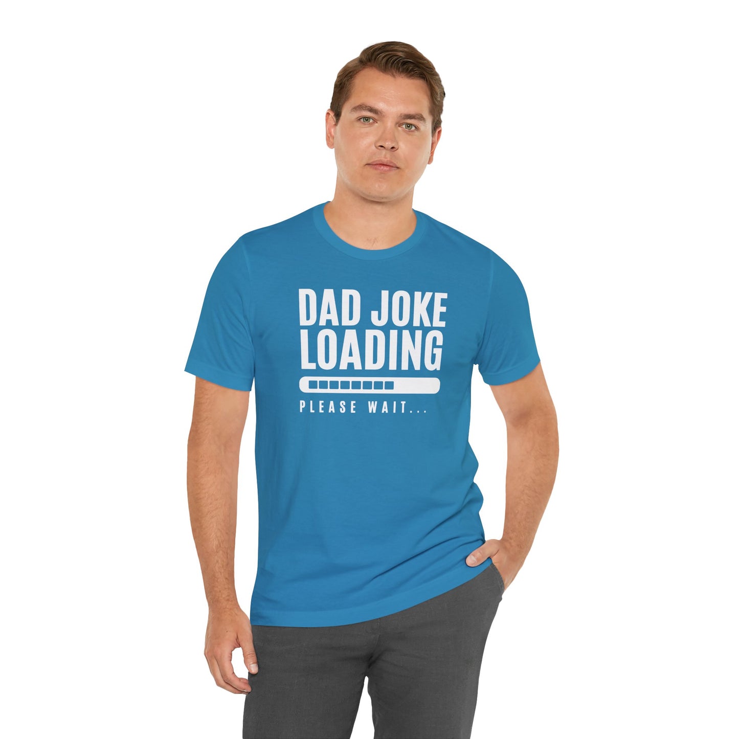 Dad Joke Loading Please Wait Men's Jersey Short Sleeve Tee