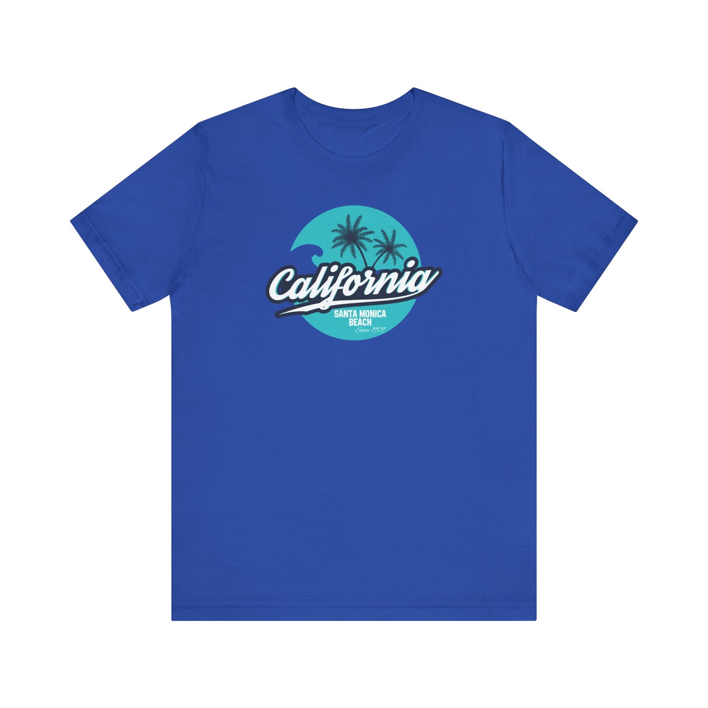 California Santa Monica Beach Unisex Jersey Short Sleeve Tee